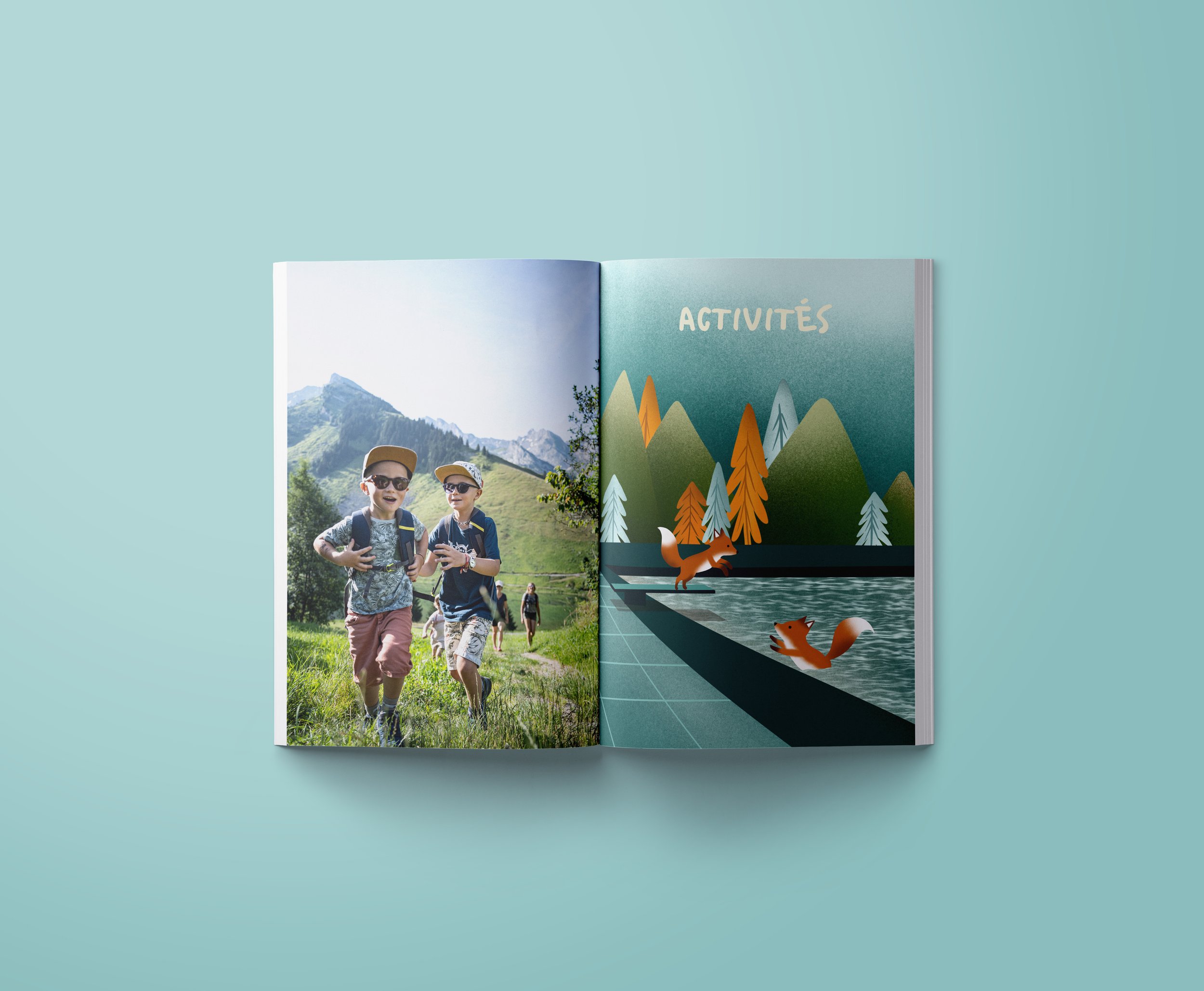 Guide Famille +, un guide pour specialement fait pour les activités en famille à La Clusaz.
