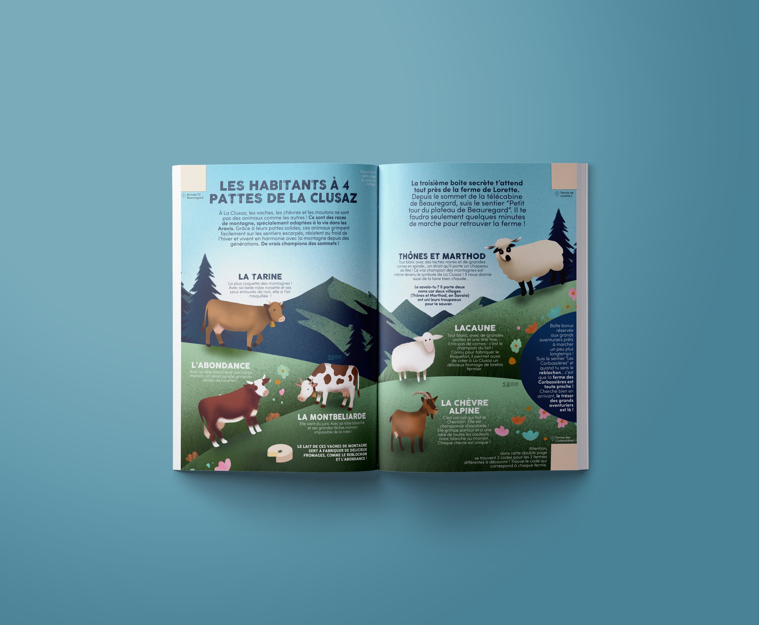 Livret les trésors cachés des alpages à La Clusaz.
