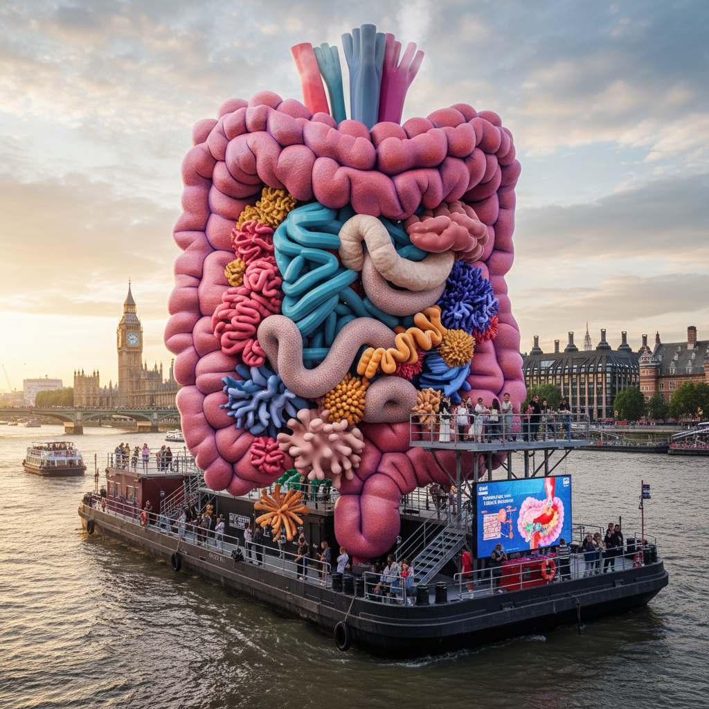 Body Lab Live Experience

Large-scale experiential concept translating digestive health into a physical, immersive installation.

Designed as a public engagement piece, the installation visualises the gut as a dynamic ecosystem — turning medical educ