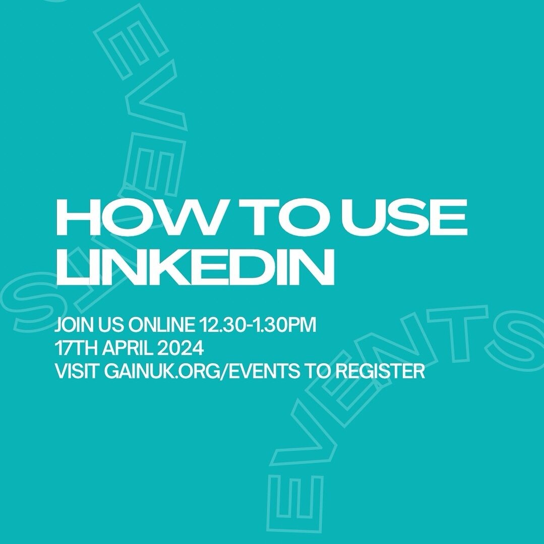 Have you ever wondered&hellip; How do I use LinkedIn? And why does everyone else seem so good at it?

We&rsquo;ve got the event for you&hellip;

Register at www.gainuk.org/events
