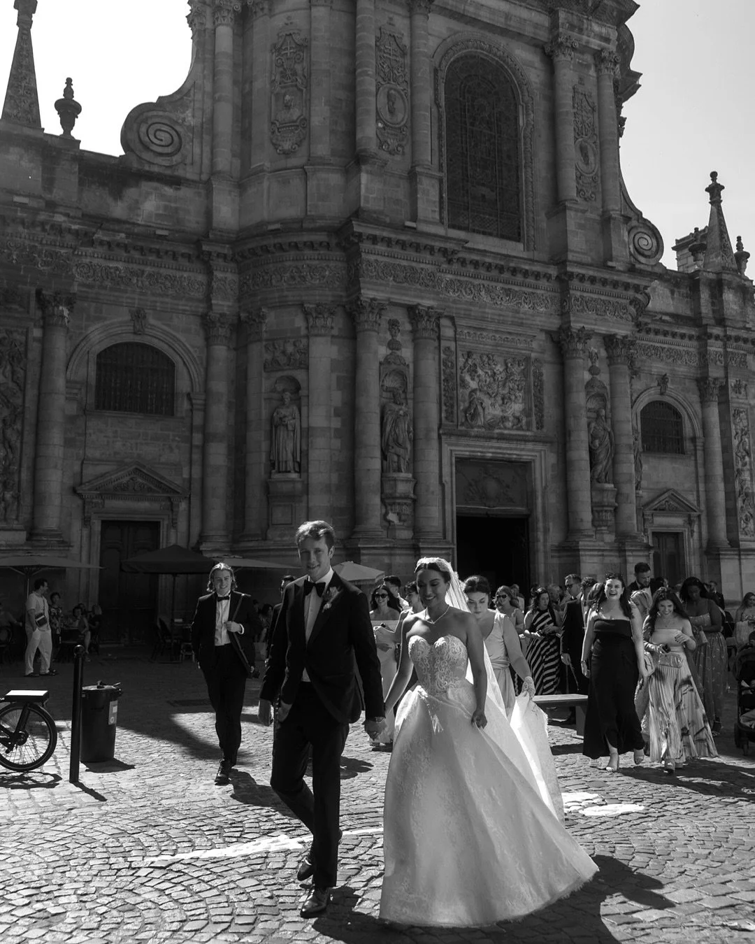 Adrian &amp; Maria | Bordeaux, France 🖤
A day woven with golden light, laughter and seriously good food. 
There wasn&rsquo;t enough screen space to hold the magic of your wedding, but every frame carries a piece of it.
Thank you for letting me witne