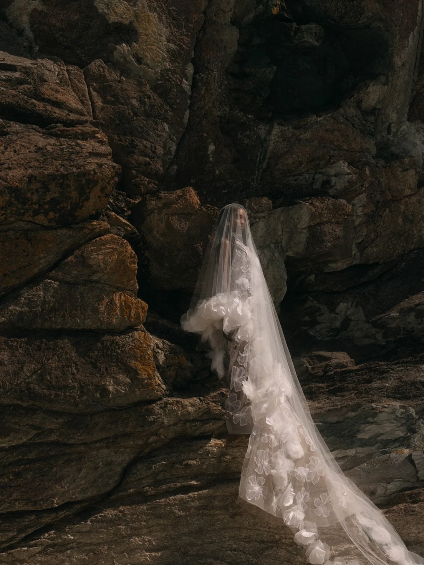 Stone cliffs older than memory. 
A gown that moved like it belonged there. 

This Thursday, my Inishbofin island editorial is revealed.

Creative Director &amp; Photographer: 
Anouska Proetta Brandon
@anouska.lovestory

Stylist: 
Sinead Corcoran
 @si