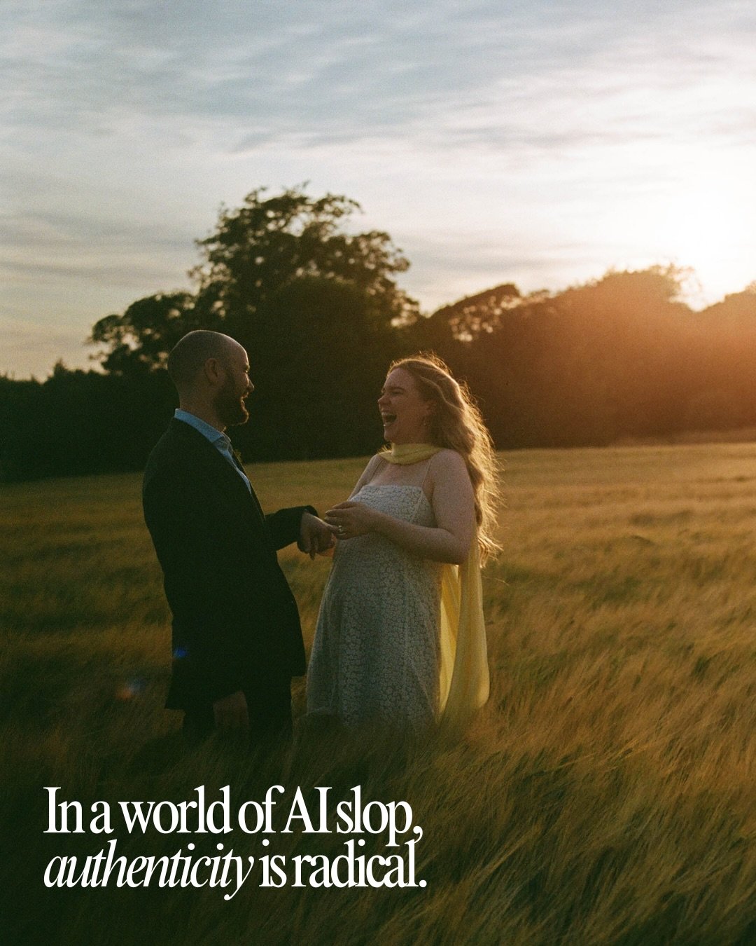 An analogue wedding, entirely on film.

In 2026, I am opening up a one-off creative project.
I am looking for one couple who are open to having their entire wedding day photographed exclusively on analogue film.

No digital cameras.
No previews.
No i