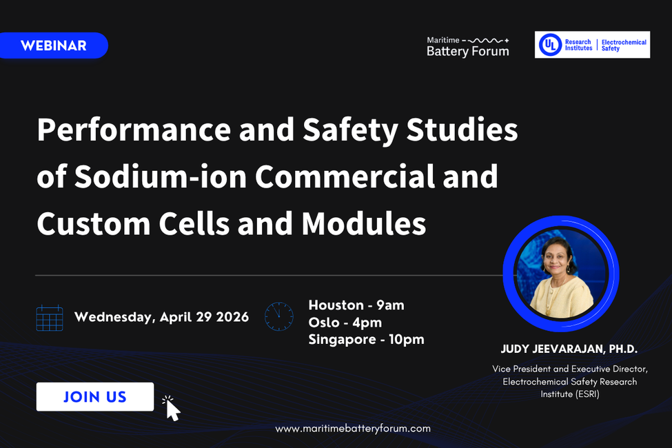 MBF Webinar - Performance and Safety Studies of Sodium-ion Commercial and Custom Cells and Modules