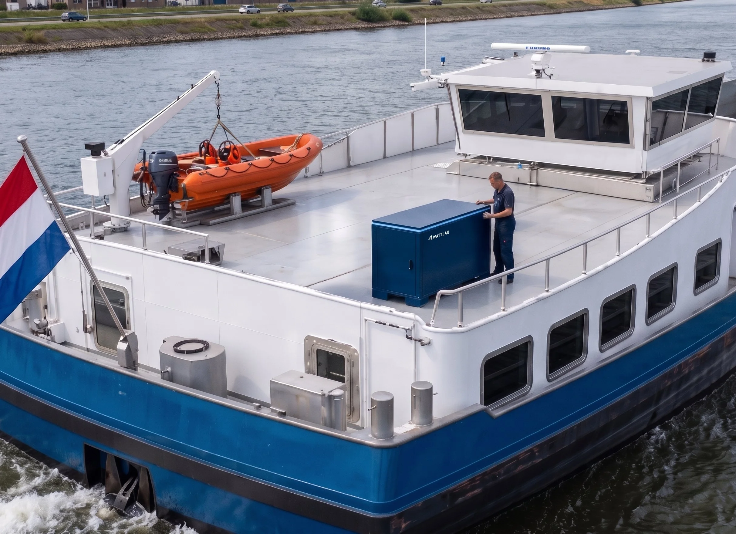 Wattlab launches WEstack: a standardised battery system for inland shipping