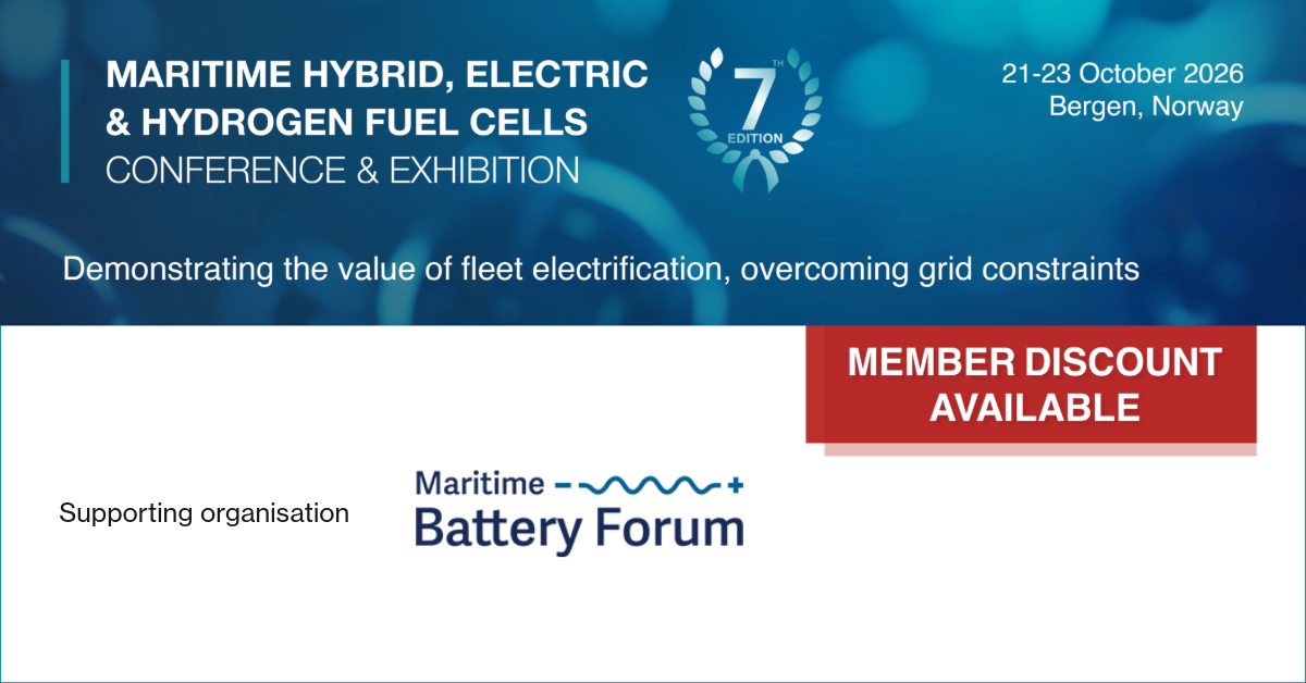 Maritime Hybrid, Electric & Hydrogen Fuel Cells Conference & Exhibition 2026