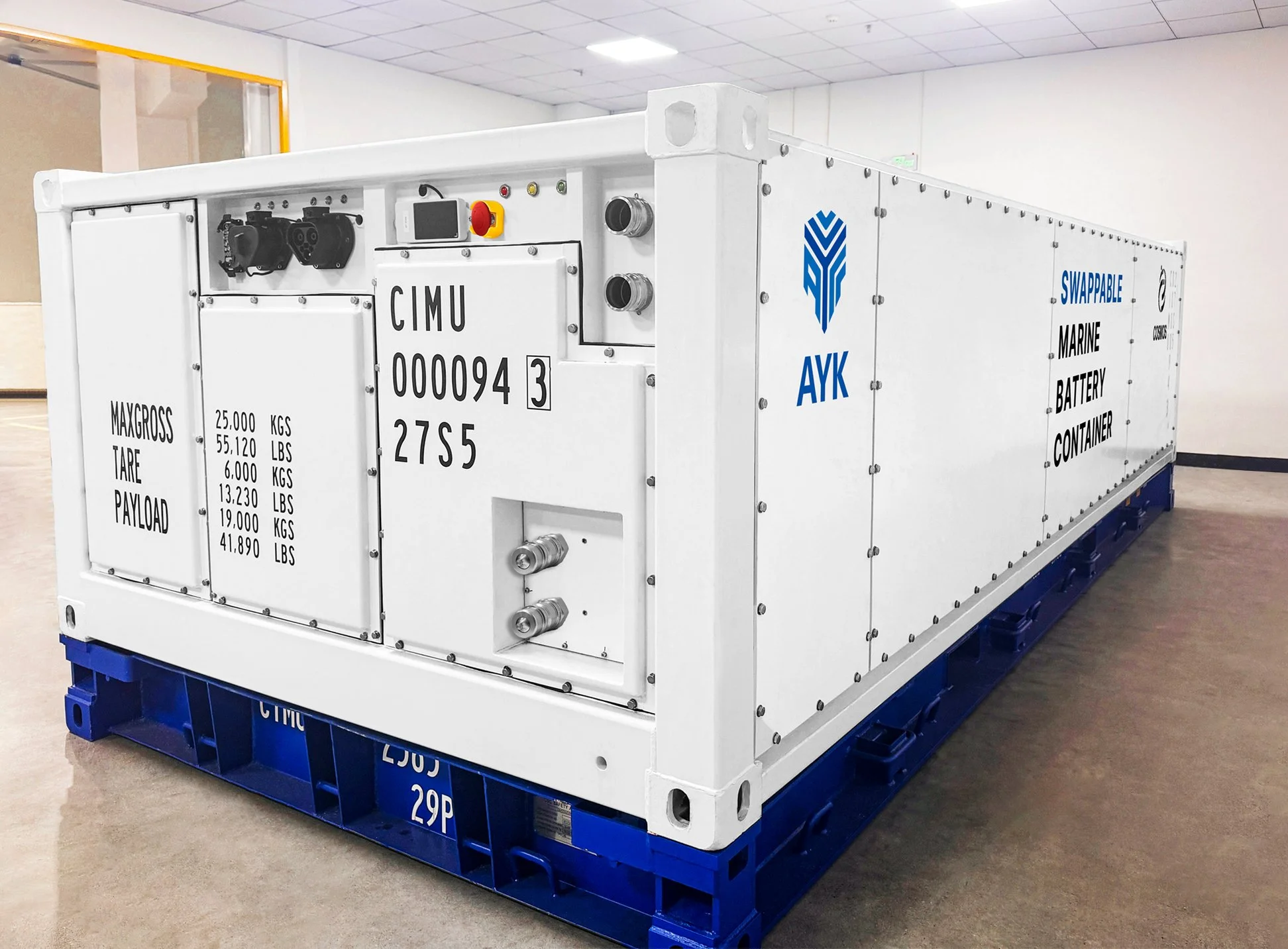 Marine battery maker AYK Energy to launch ‘Cosmos’  swappable containerised marine battery&nbsp;