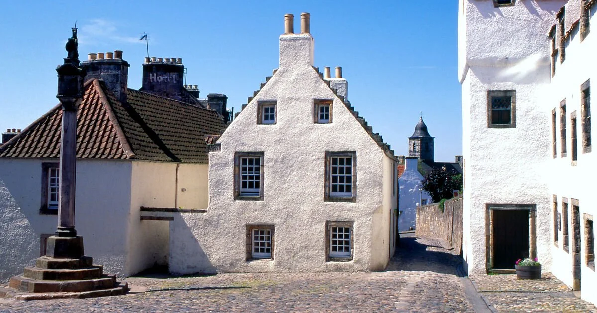 The historic village of Culross, featured as Cranesmuir in Outlander