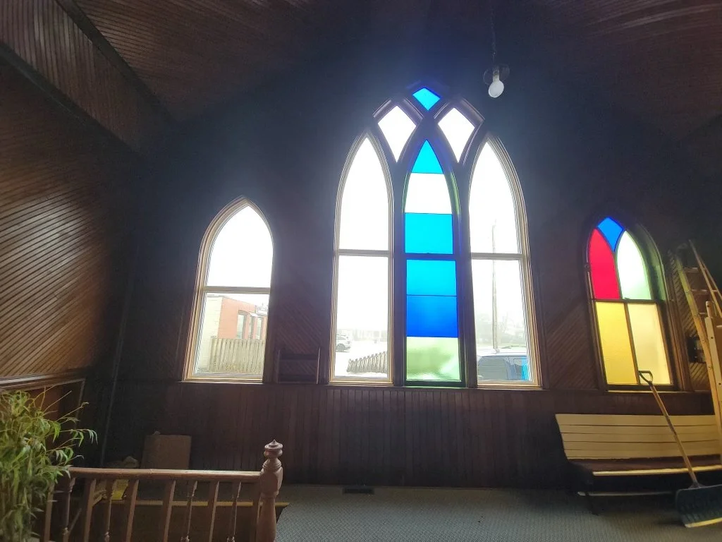 Custom Decorative Window Film for a Church in Harrow