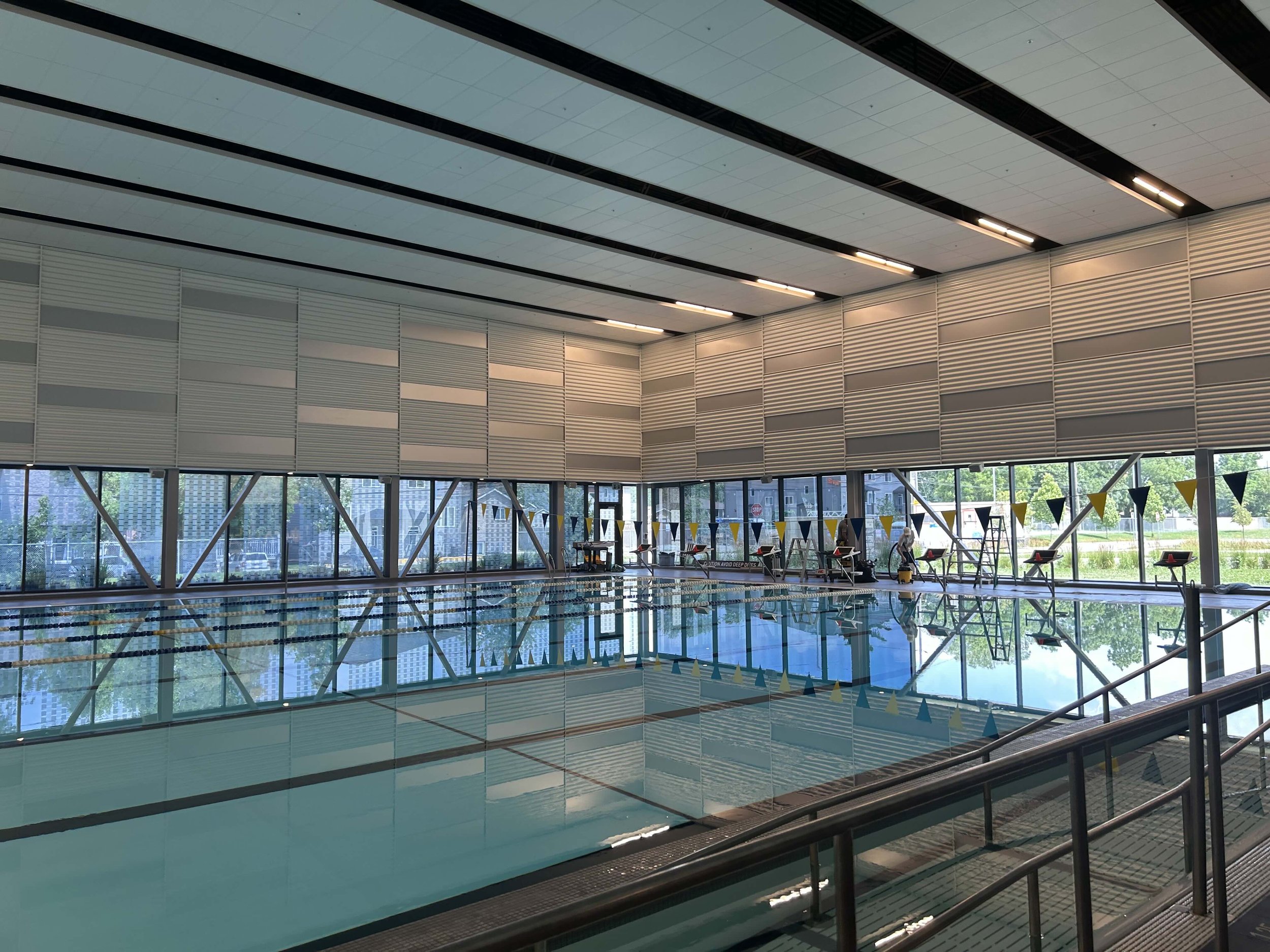 Glare Reduction Window Film for the University of Windsor Toldo Lancer Centre Pool
