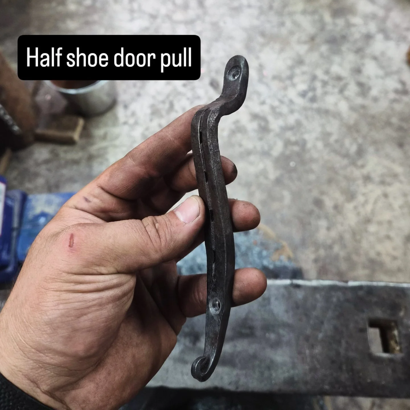 Handcrafted Half Shoe Door Pull