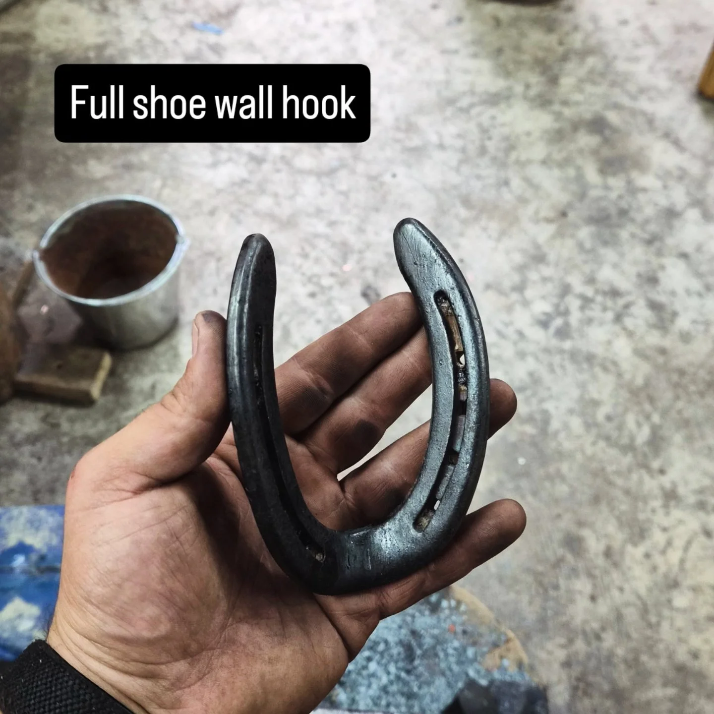 Rustic Horseshoe Wall Hook