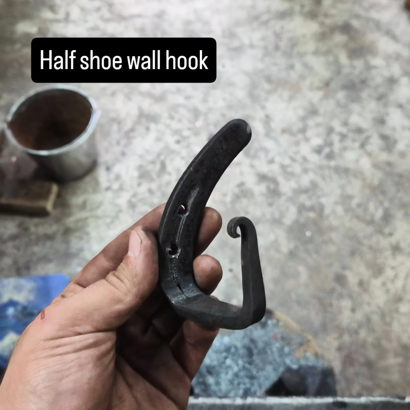 Rustic Half Shoe Wall Hook
