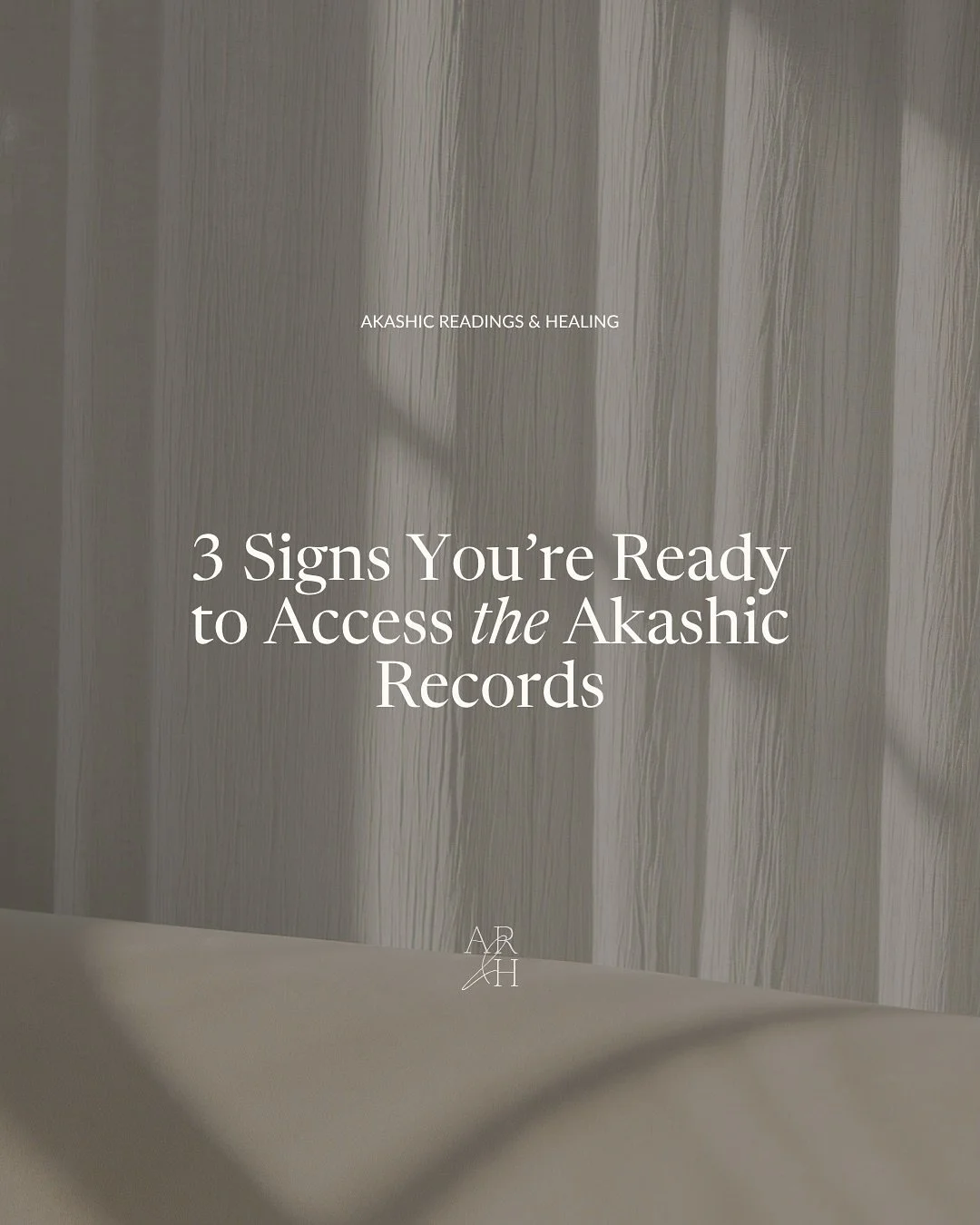 The Akashic Records will always find you when you are ready. The call to access your own Akashic Records often begins quietly; a nudge, a pull, a sense there’s more. 
Here are 3 signs you may be ready:
 ✨ You feel called to understand your so