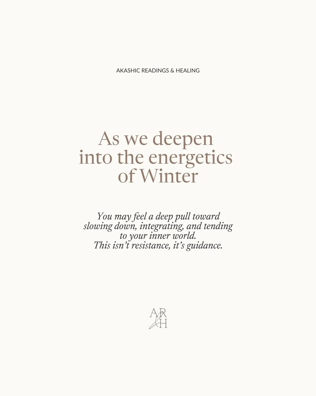 As we deepen into Winter, many people feel a pull inward, a desire to slow down, release what&rsquo;s complete, and prepare for what&rsquo;s next.

If you&rsquo;ve been tired, reflective, emotional, or sensing a new direction without full clarity, yo