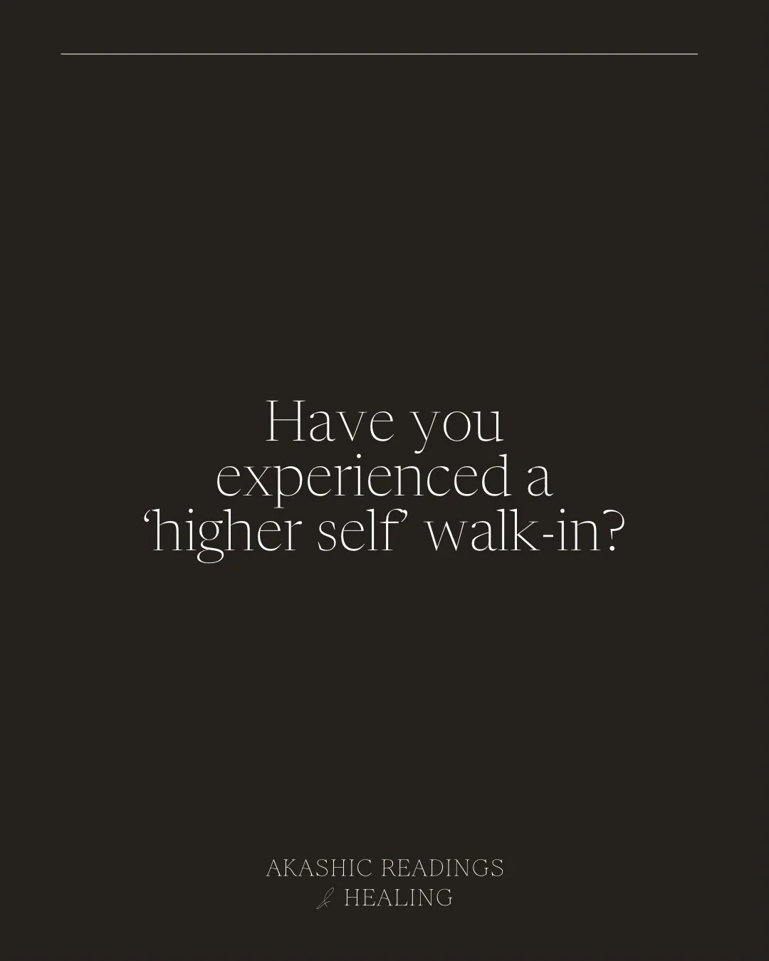 Have you ever had a moment where you looked at your life and thought, &ldquo;I don&rsquo;t feel like the same person anymore&rdquo;?

In spiritual awakening, some people describe this as a &ldquo;higher self walk-in.&rdquo;

There are two concepts pe