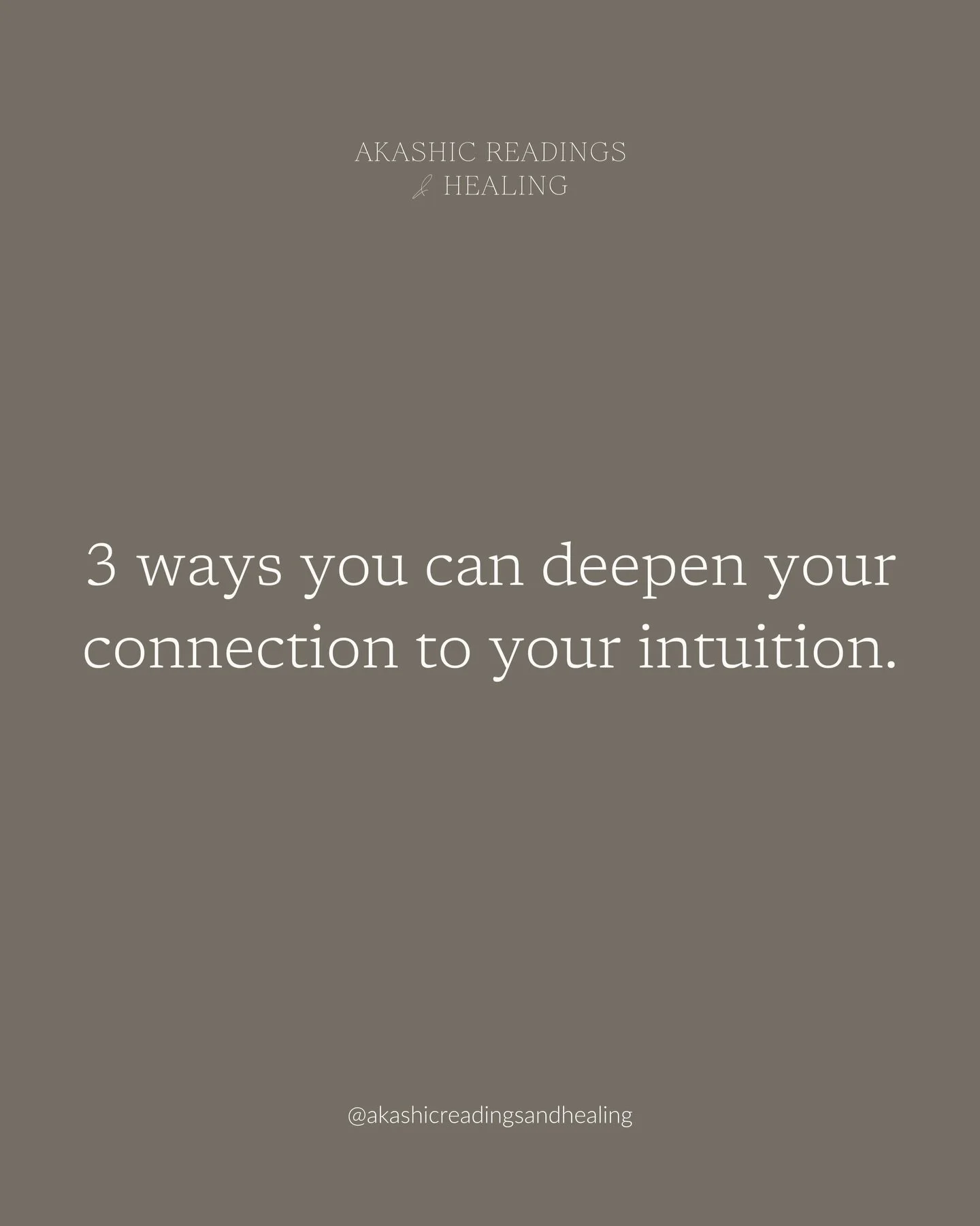 If you&rsquo;ve ever said, &ldquo;I don&rsquo;t know if that was intuition or just my mind,&rdquo; you&rsquo;re not alone.

Everyone is  intuitive; they just don&rsquo;t trust the first signal.

A few simple ways to strengthen it:

slow your life dow