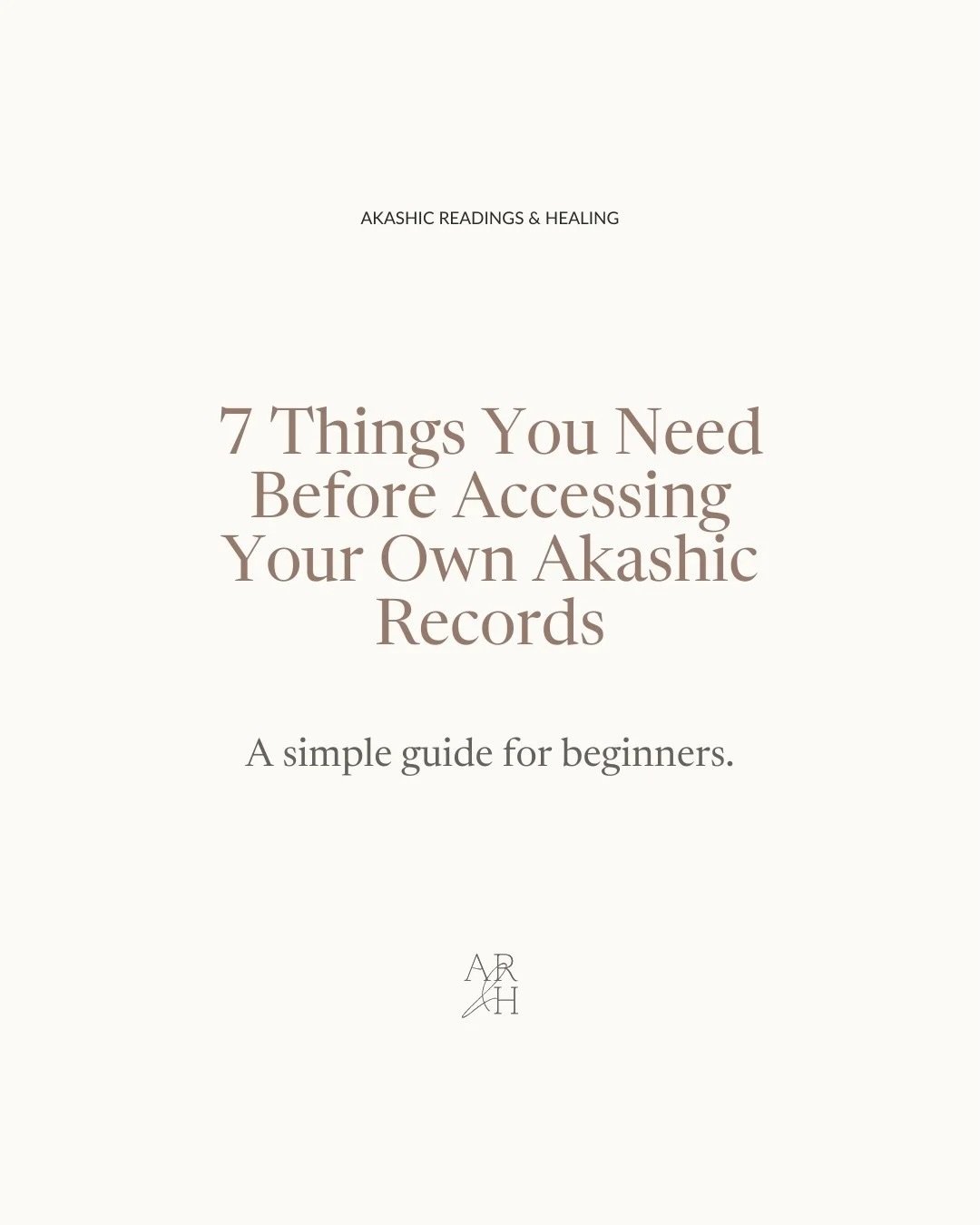 If you&rsquo;ve been curious about the Akashic Records but keep wondering whether you&rsquo;re ready, this is such an important place to begin.

So many people think they need to be more spiritual, more intuitive, more healed, or somehow more &ldquo;