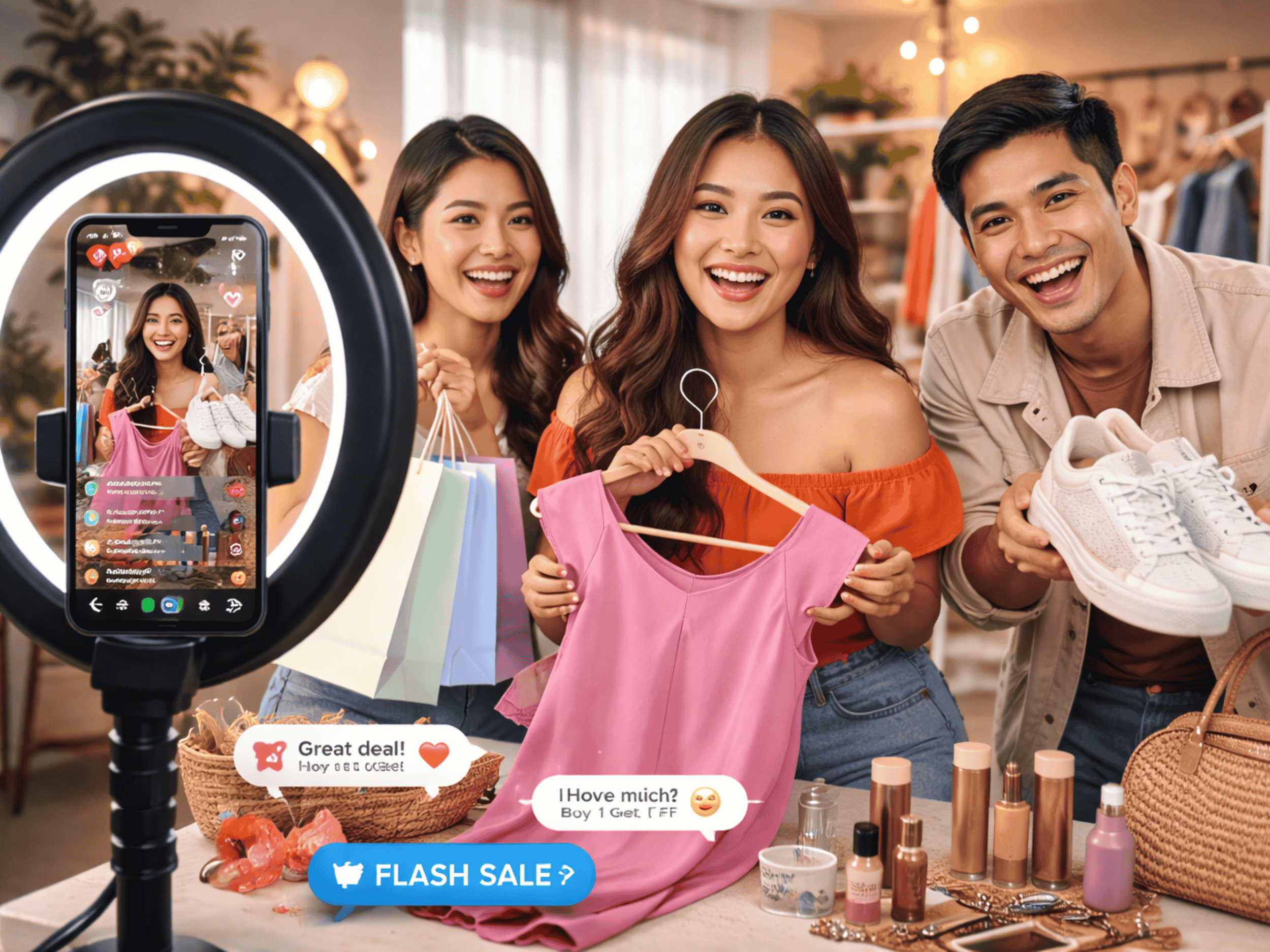 Live selling strategies