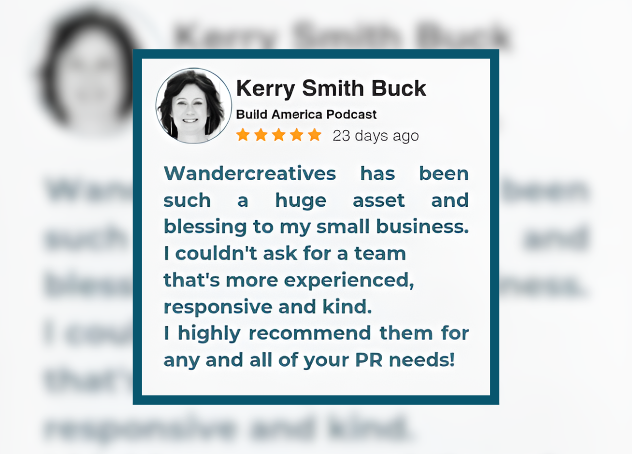 Kerry Smith Buck's Review for Wandercreatives