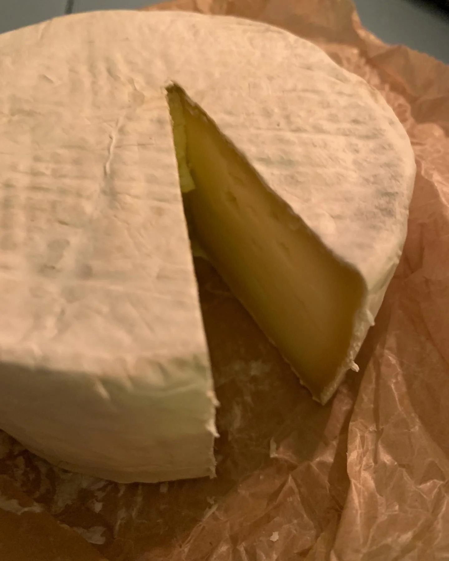 S&aring; h&auml;r l&aring;ngt har vi nu kommit med camembert osten som gjordes den 8.2.25 Vacker yta och form, doftar gott och smaken &auml;r mild och god. Nu g&auml;ller det att g&ouml;ra en ny sats f&ouml;r att se hur man klarar ystningen p&aring; 