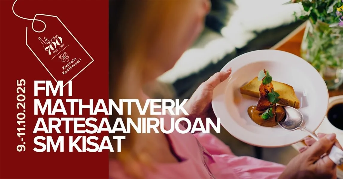 Vi ser fram emot FM i Mathantverk i Kimito i oktober 2025.
Artesaaniruoka SM Kemi&ouml;ss&auml; on lokakuussa 2025. #mathantverk #artesaaniruoka #kimito #kemi&ouml;