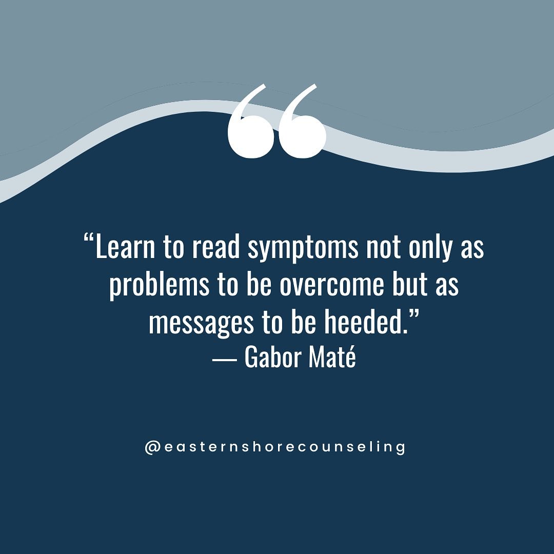 Symptoms are there to tell you something. If you take the time to listen, you may uncover what you truly need to heal. 

#healing #anxiety #depression #mentalhealth #chronicillness #recovery #mentalhealthmatters #selfgrowth #selfcompassion #therapy #