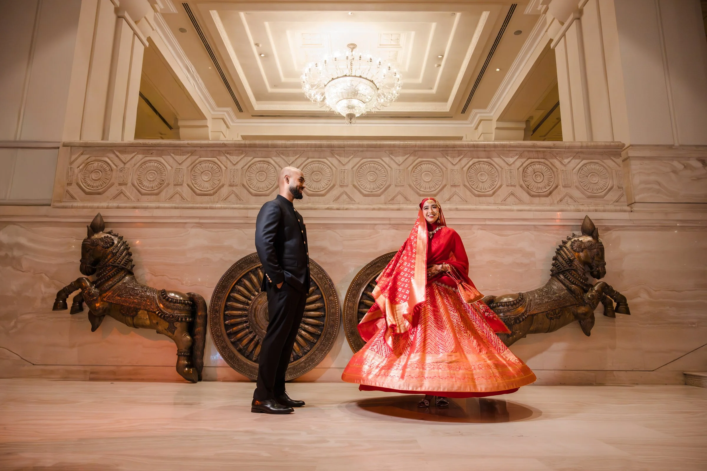 Regal Elegance at ITC Grand Chola: Sofia &amp; Munir’s Stunning Muslim Reception in Chennai