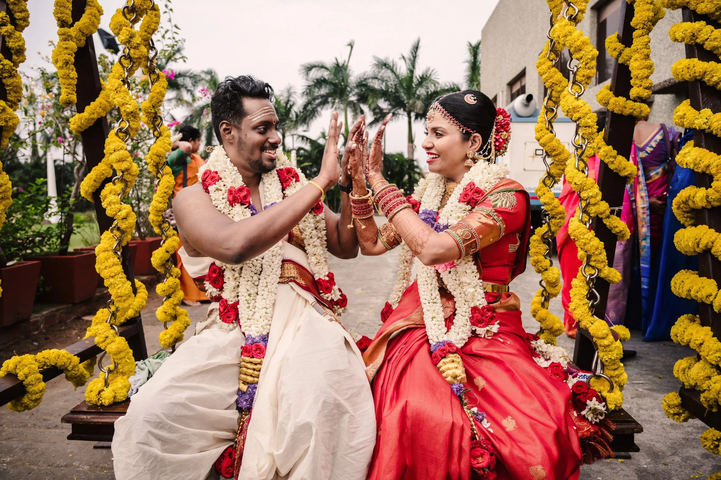 From San Diego to Chennai: Girija &amp; Anirudh's Beautiful Tamil Brahmin Wedding at Gopinath Gardens, Injambakkam, Chennai