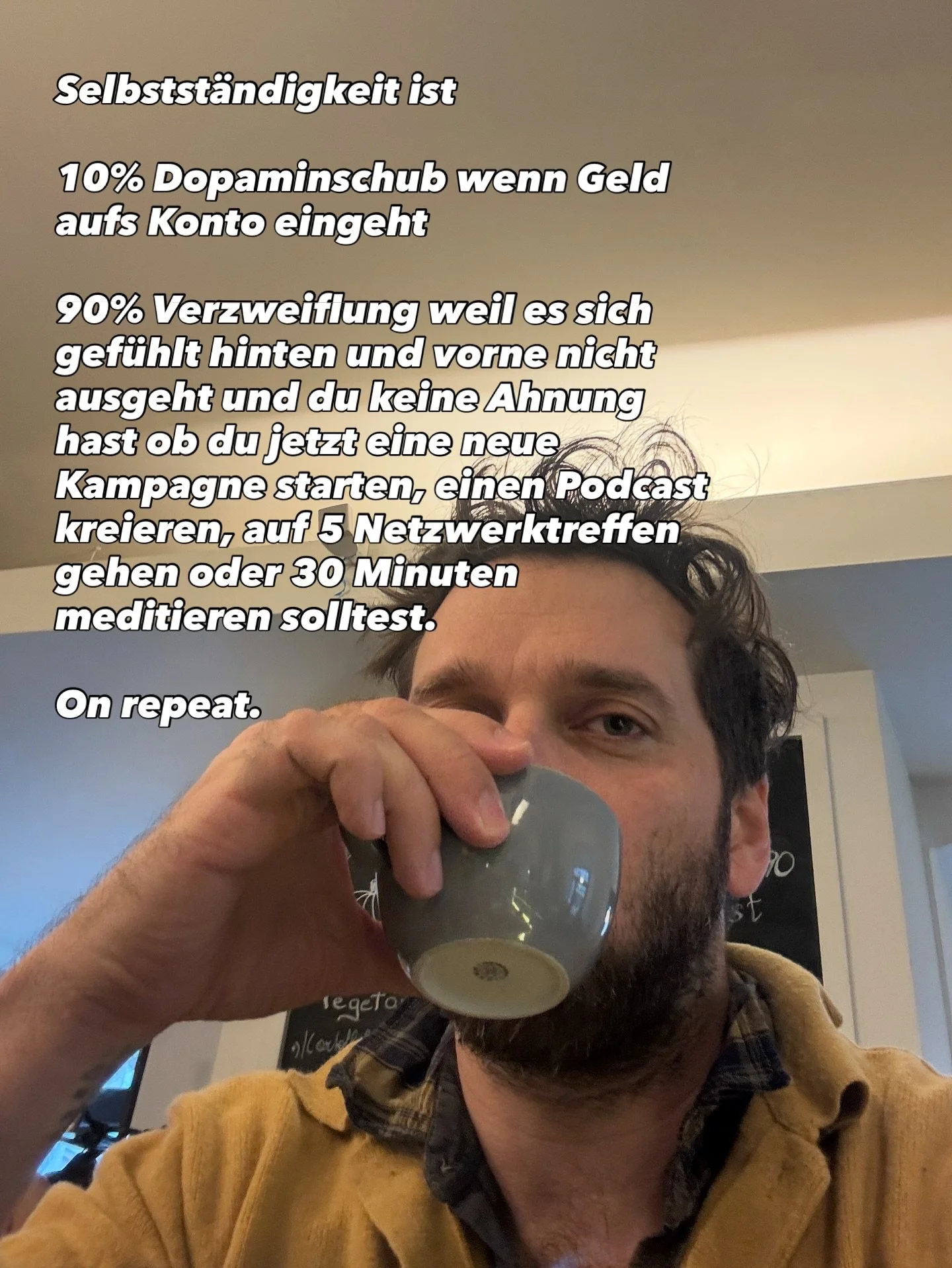 Willkommen auf der Achterbahn. Da ist noch Platz. 🥳