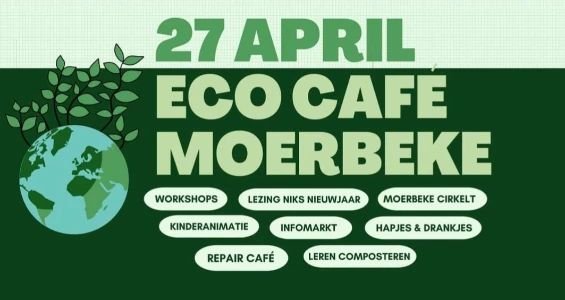 Nu zaterdagnamiddag nog geen plannen...

Kom dan naar het ECO CAFE in Moerbeke.
14 u-17 u in zwaaikom 2, Moerbeke.
Wij zijn ook van de partij.

Kan je niet wachten om meer te weten te komen over onze plukabonnementen - CSA...
Wanneer je mag plukken, 