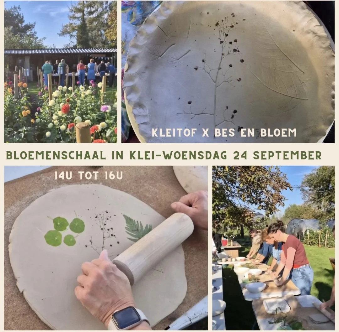 Workshop Bloemenschaal in klei