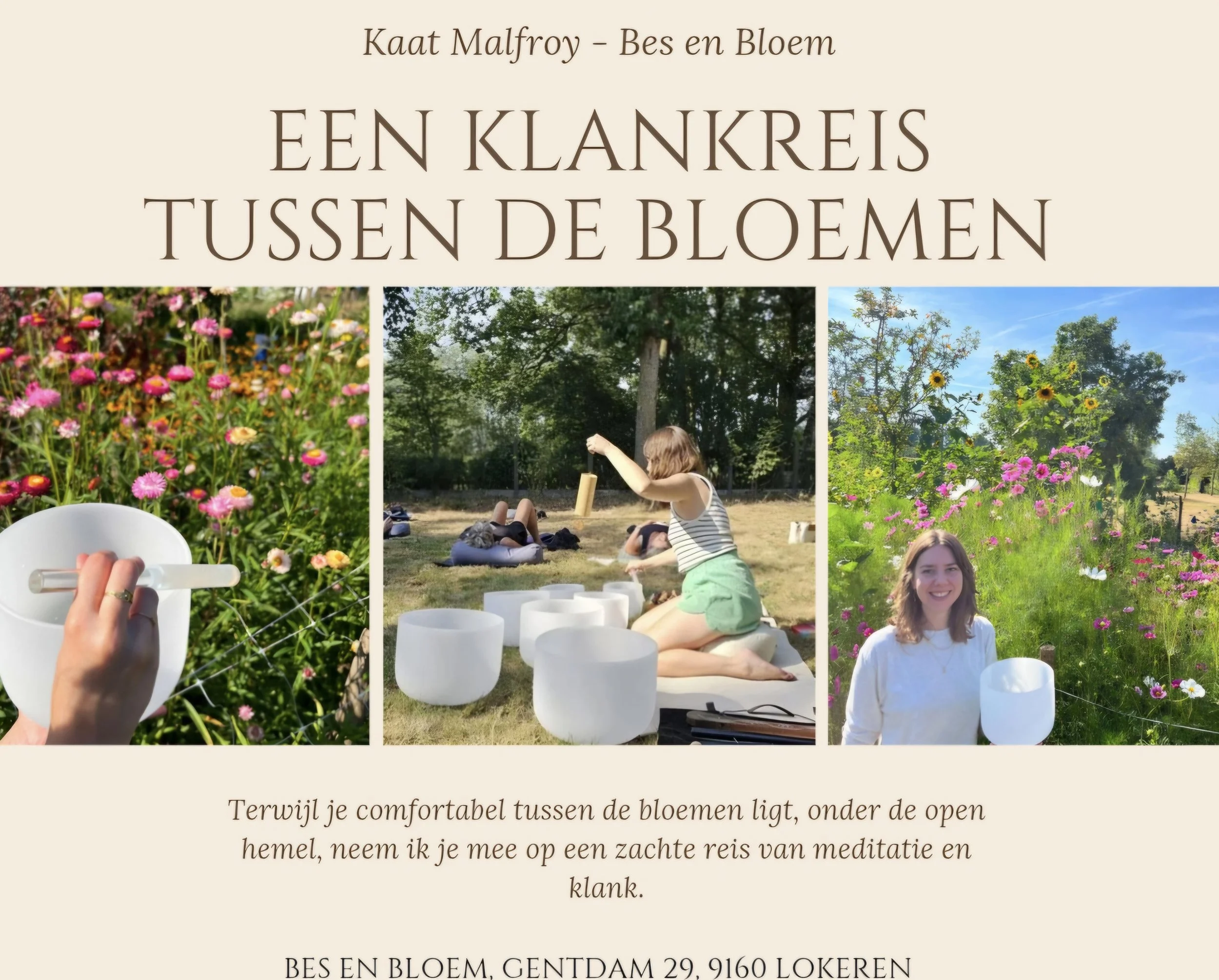 Workshop “Een klankreis tussen de bloemen”