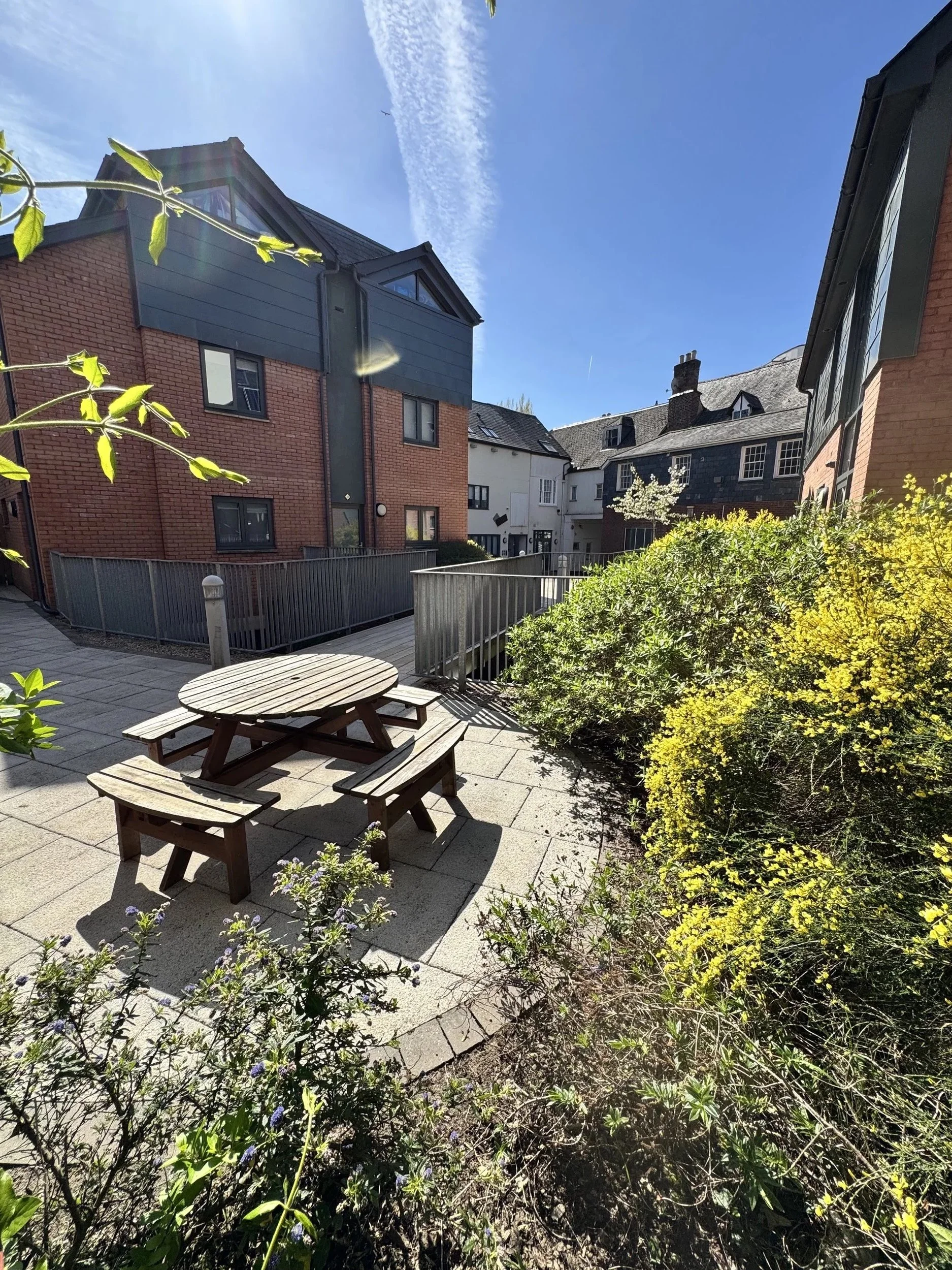 Waterside communal space