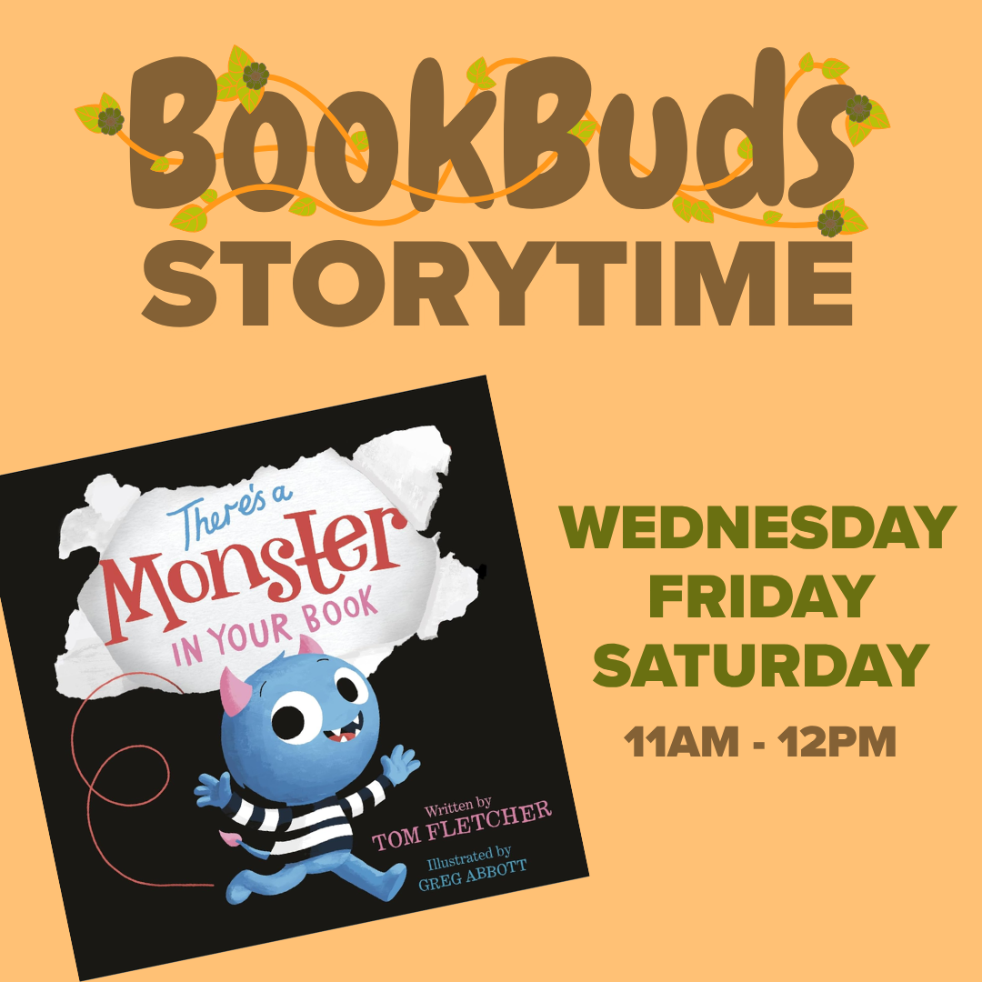 BookBuds Storytime - There’s a Monster in Your Book by Tom Fletcher