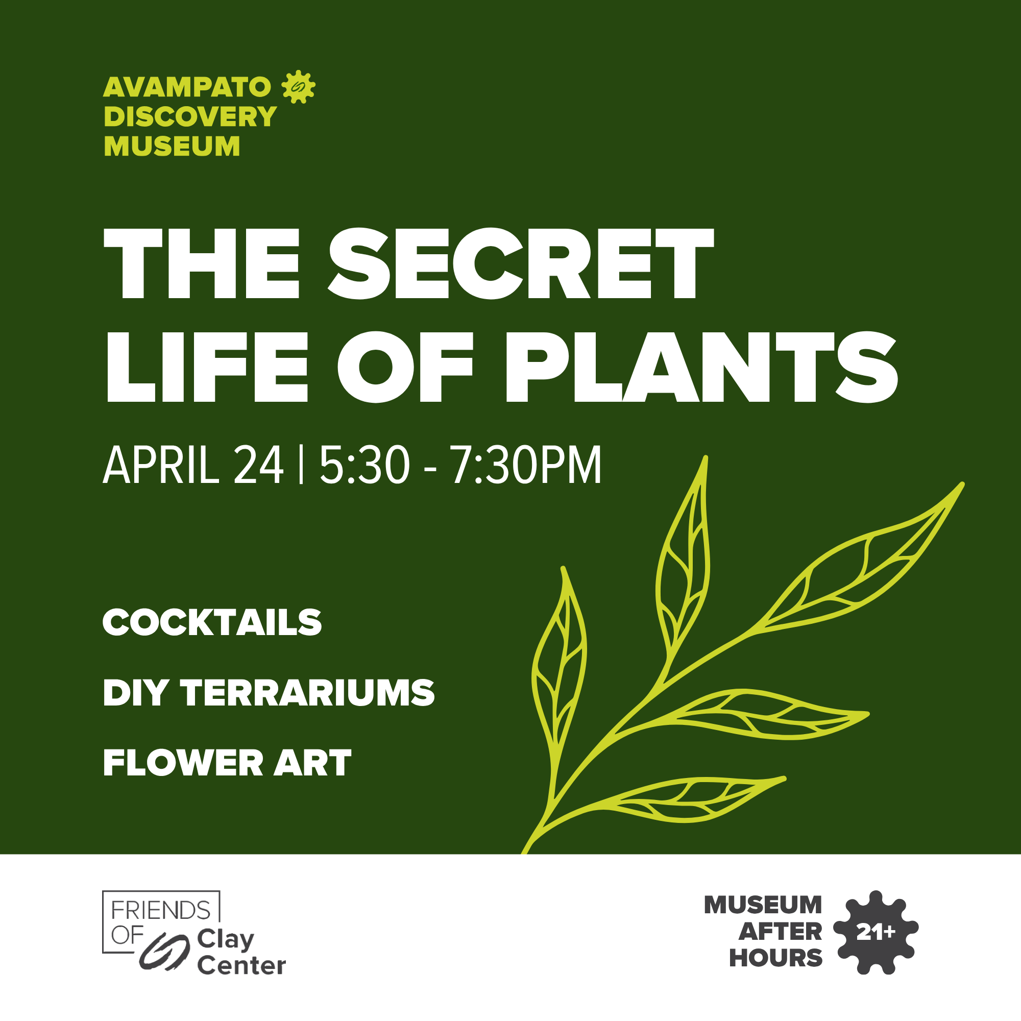 The Secret Life of Plants | Museum After Hours