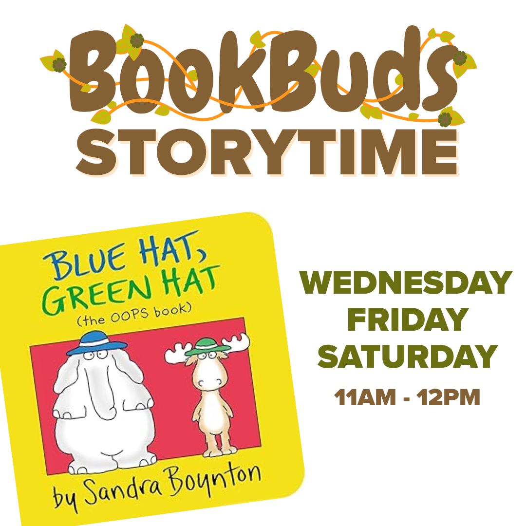 BookBuds Storytime - Blue Hat, Green Hat by Sandra Boynton
