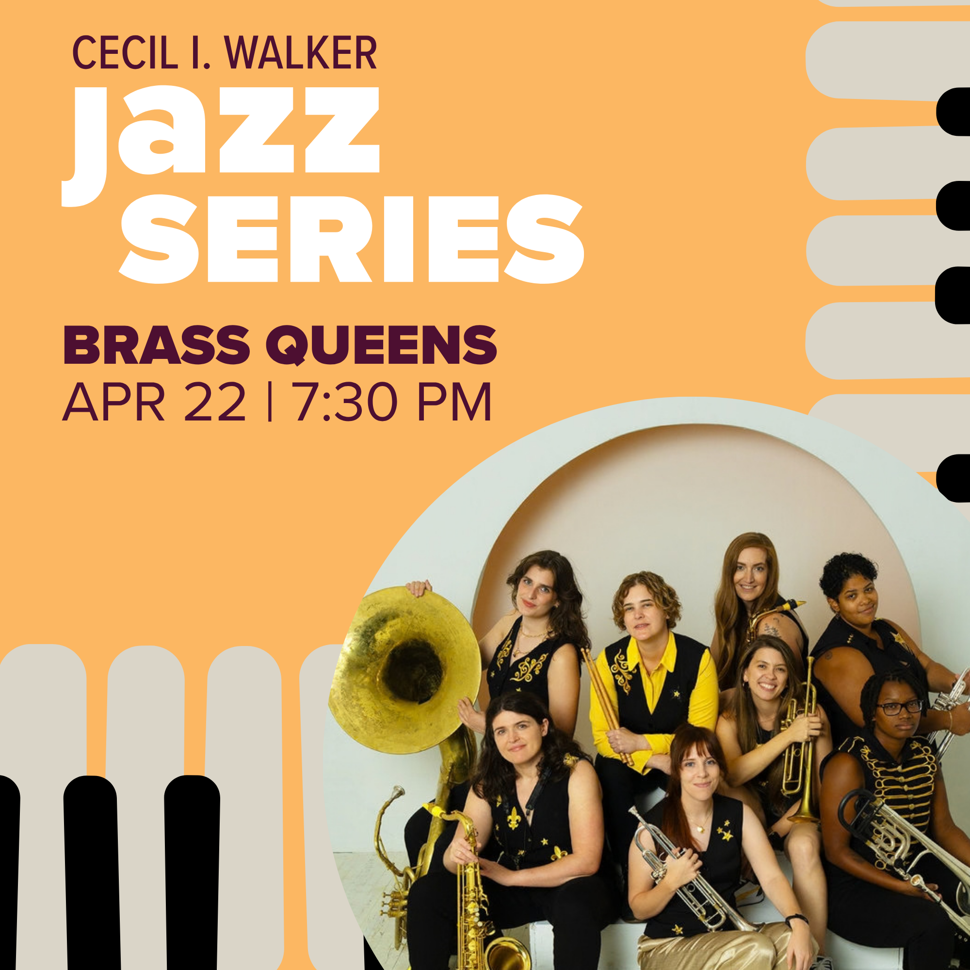 Brass Queens | Cecil I. Walker Jazz Series