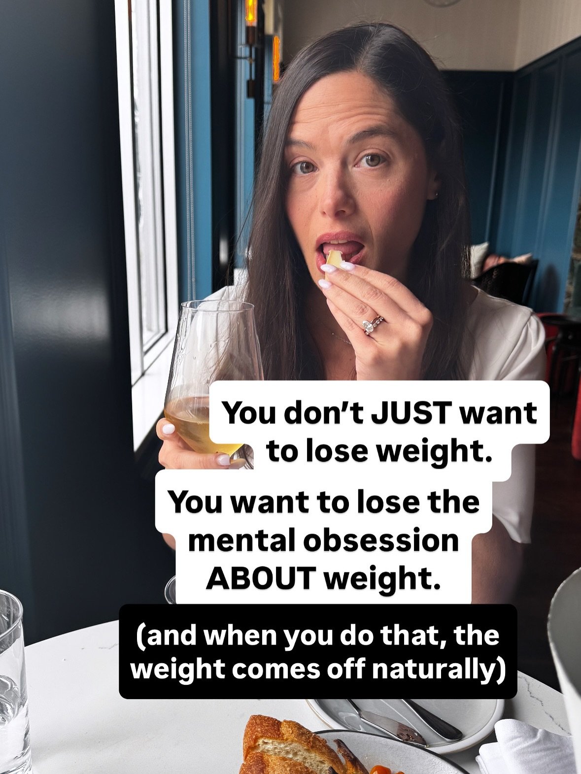 You&rsquo;re not &ldquo;failing&rdquo; because you still think about food and weight all the time.
 You&rsquo;re just human.

Obsession is your nervous system&rsquo;s way of feeling safe when your body is being asked to trust ( and it doesn&rsquo;t f