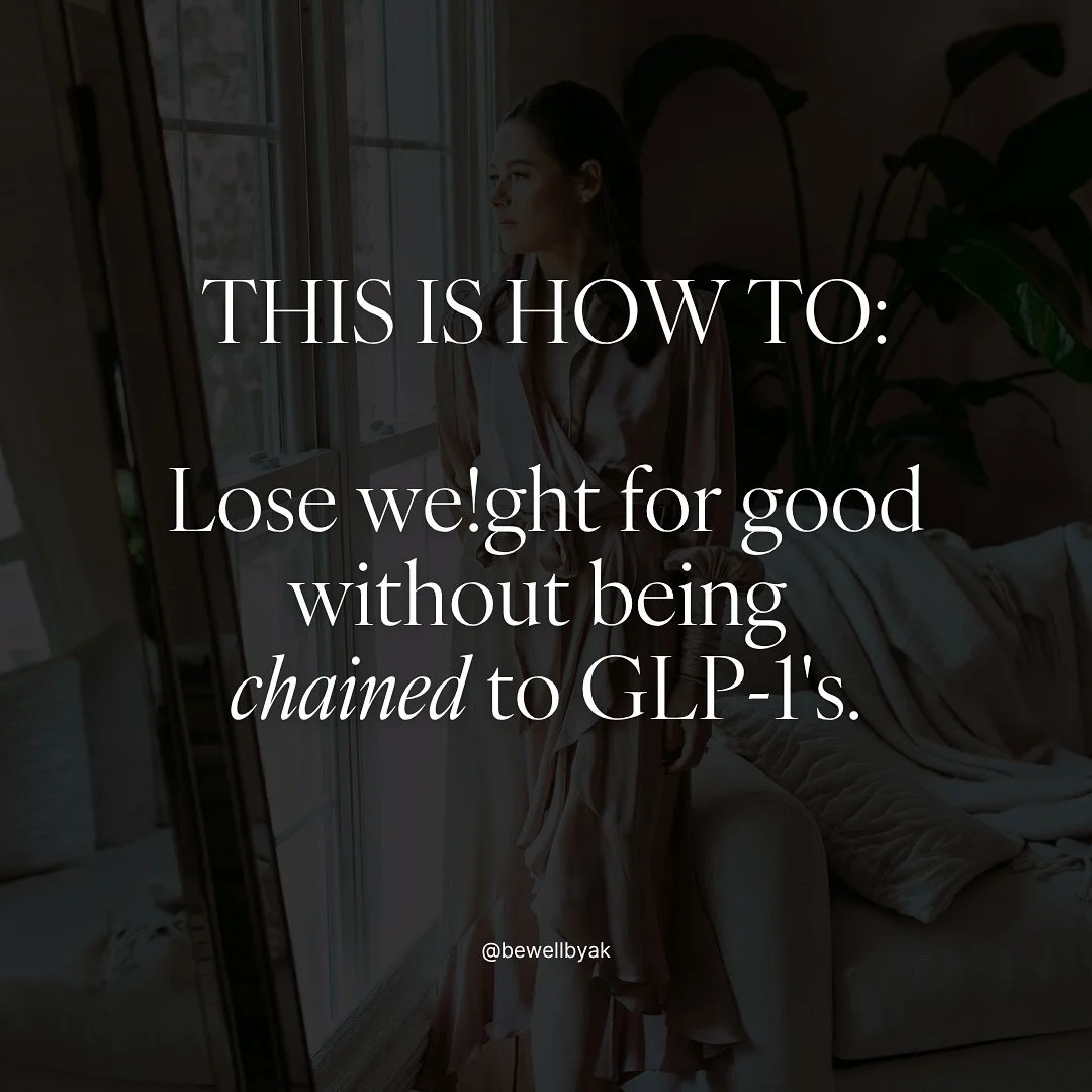If this was the year you wanted to feel the satisfaction of eating what you want without regret, buying the outfit you dream about and wearing it on a whim (without being forever dependent on a GLP injection), 

I got you! Comment or DM &ldquo;EASY&r