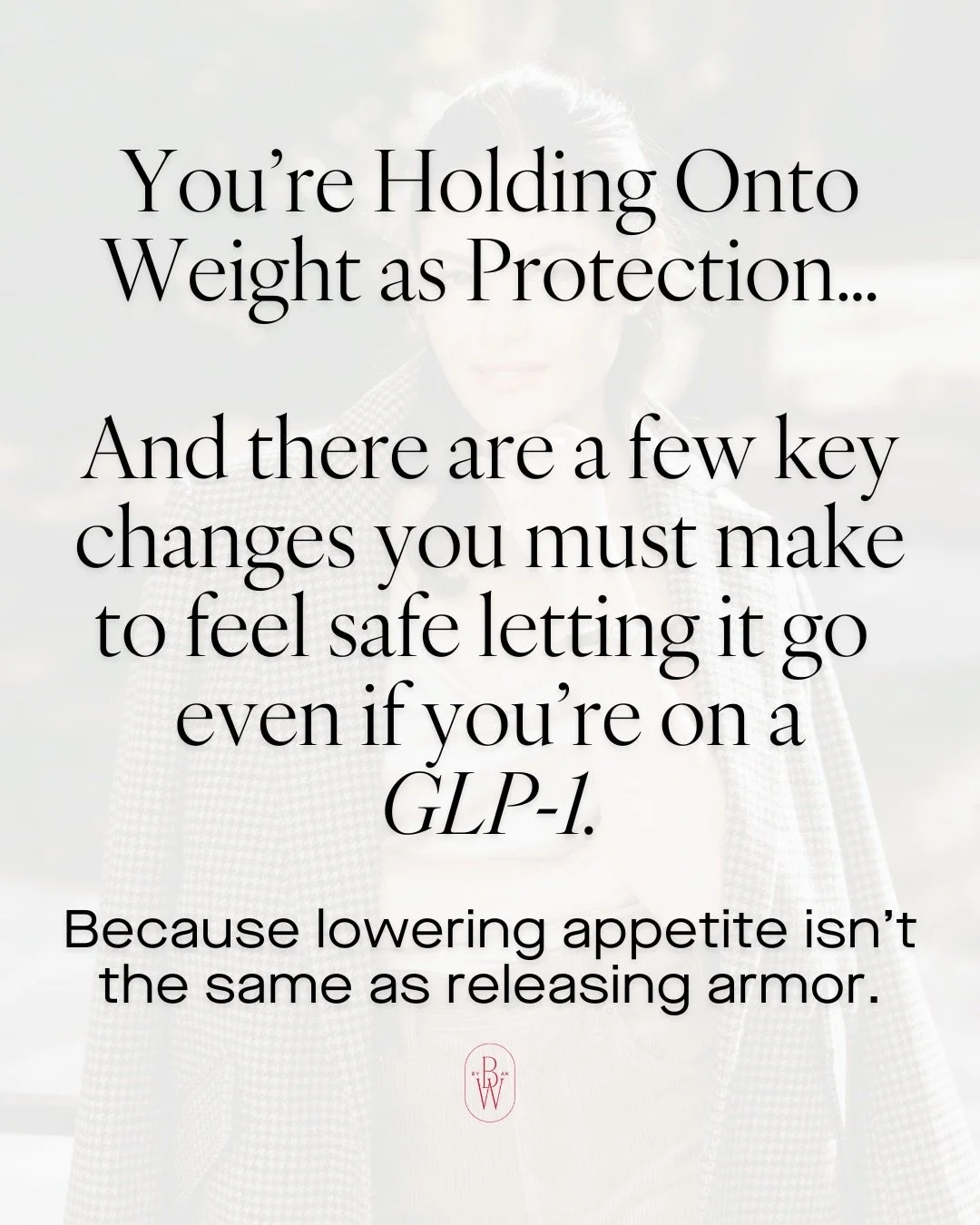 For many women, especially those who&rsquo;ve carried a lot emotionally, holding onto weight isn&rsquo;t about &ldquo;lack of discipline&rdquo; it&rsquo;s tied to a deep need for safety, protection, and control.
 And when your body has learned that b