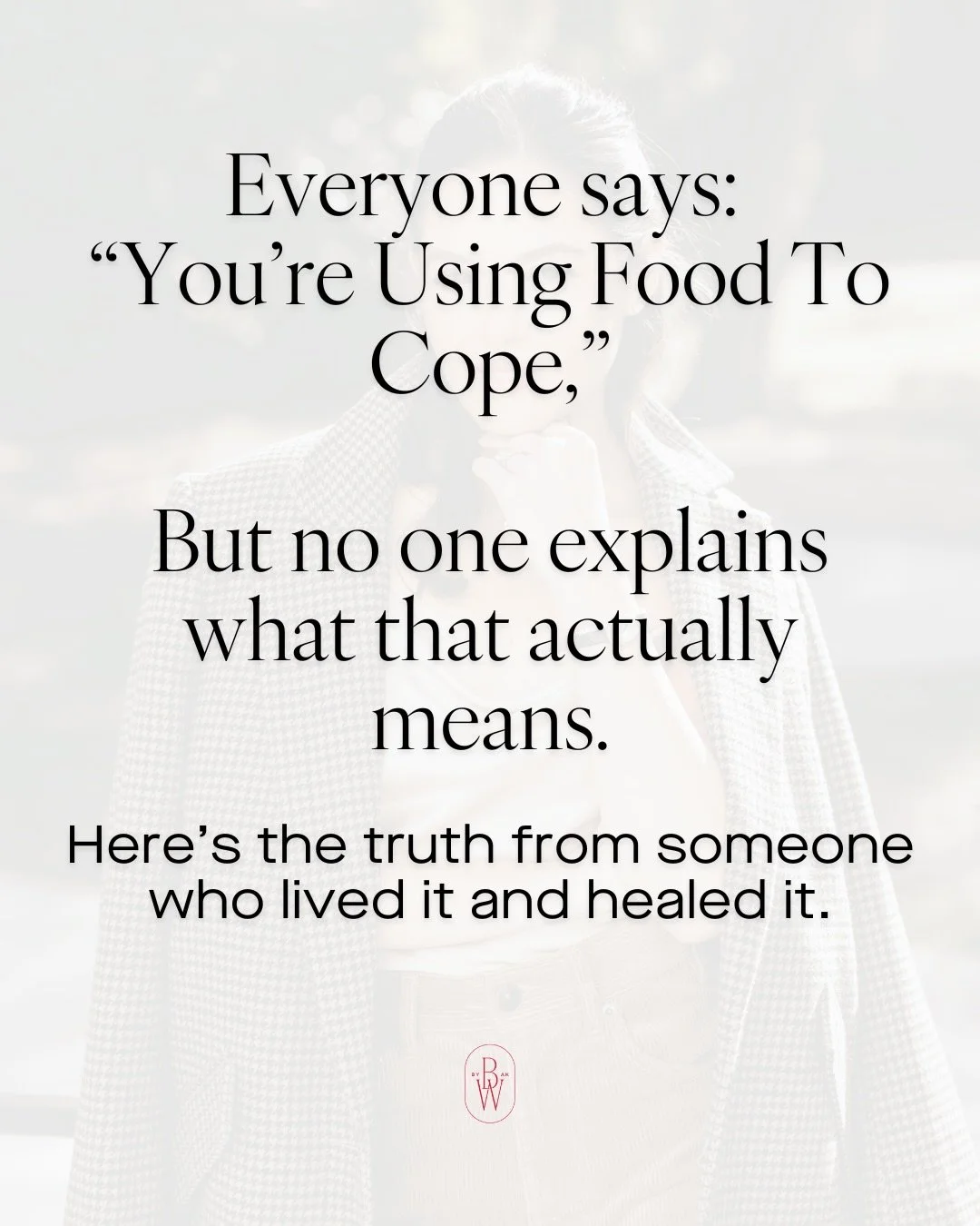 🔖 Want the exact steps to stop emotionally overeating - the ones that actually work for women who use food to cope?  Drop or message &lsquo;REGULATE&rsquo;.