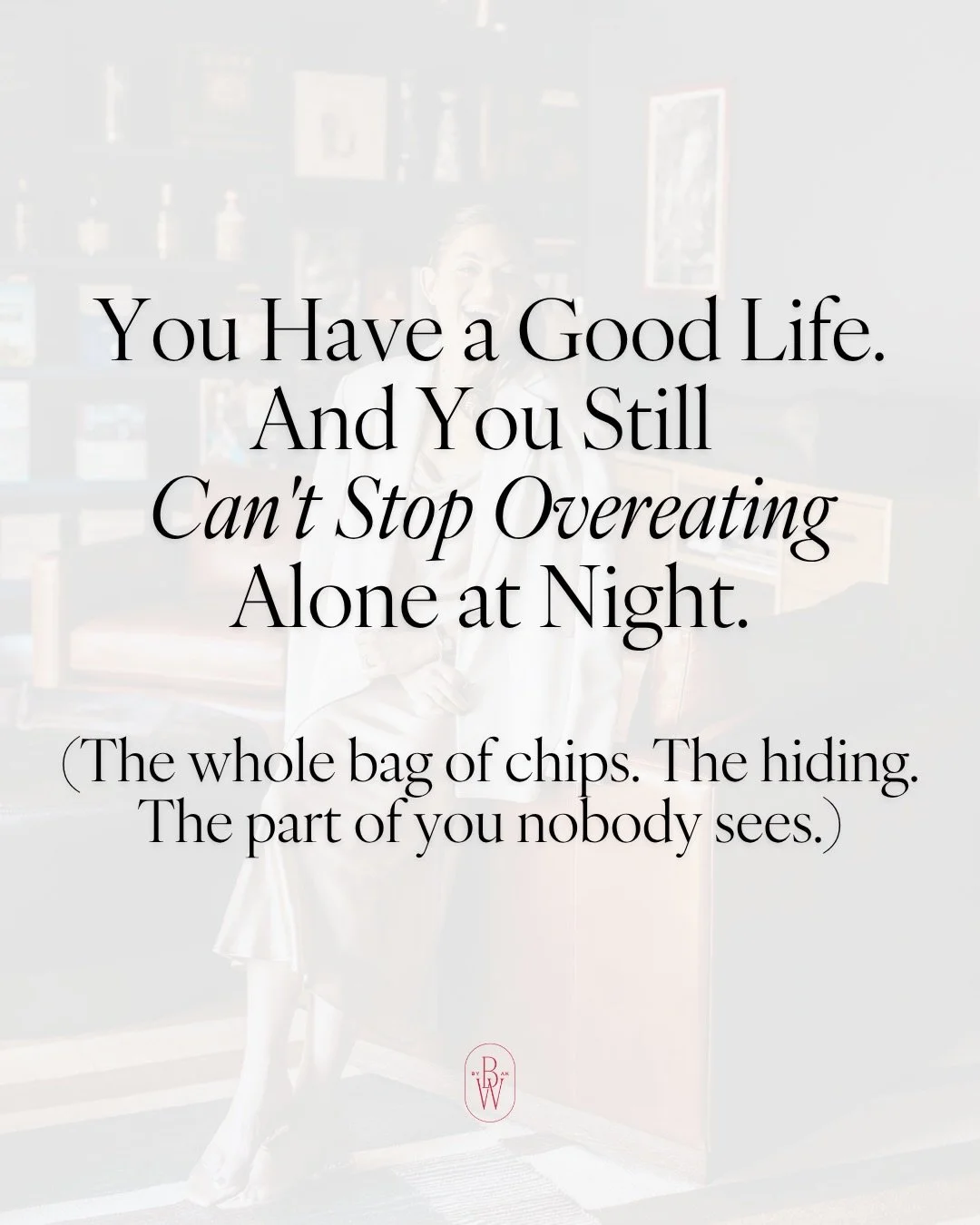 Finishing by a party sized bag of chips alone at night is the most human thing you do all day. Comment or DM &lsquo;REGULATE&rsquo; to learn another way↪️