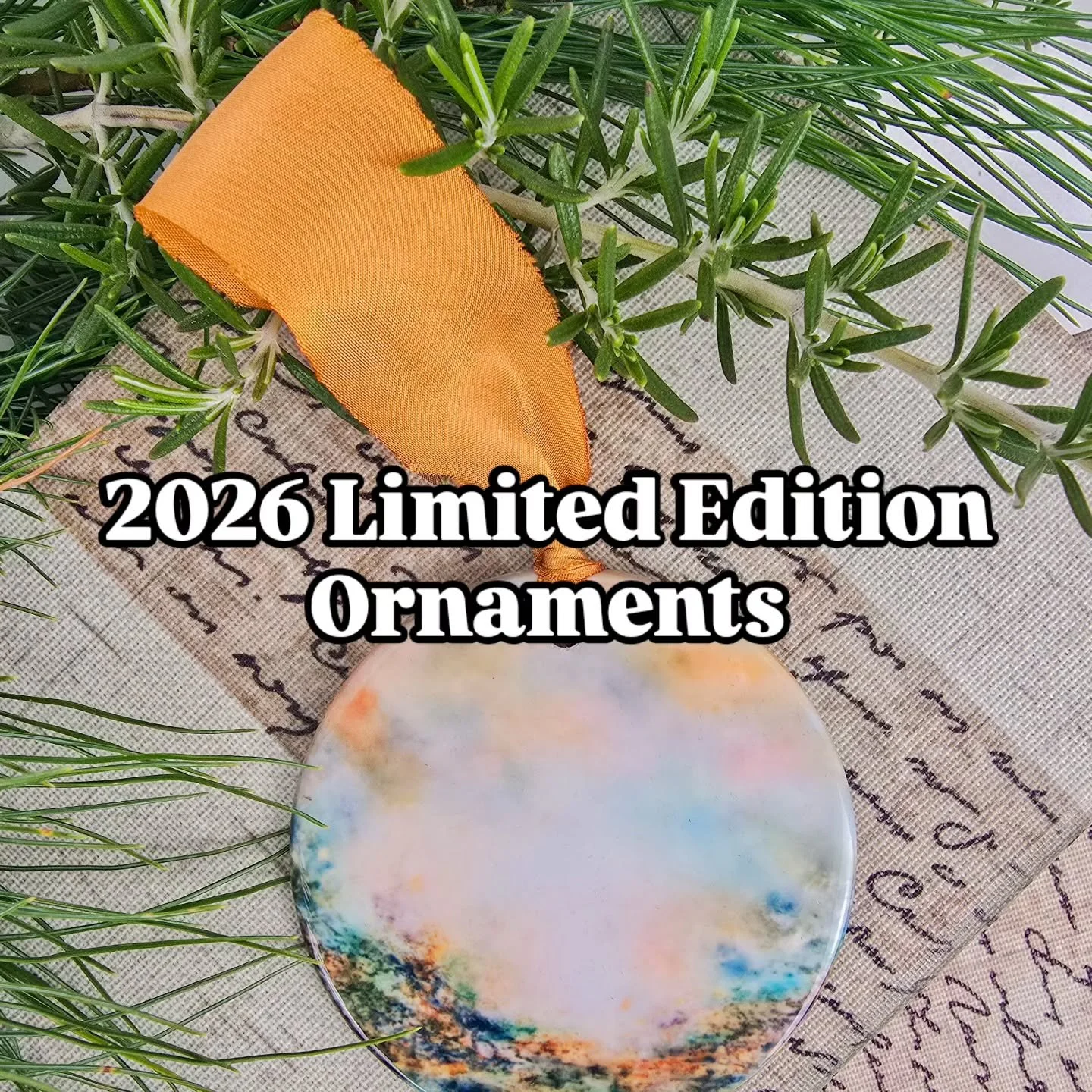✨ Limited Edition Art Ornaments ✨

Only a few left!

Elevate your holiday tree with 'Ebb &amp; Flow', 'Wild Enchantment', and 'The Parting Sea' &mdash; beautifully crafted ceramic ornaments featuring prints of my original paintings.

Each one capture