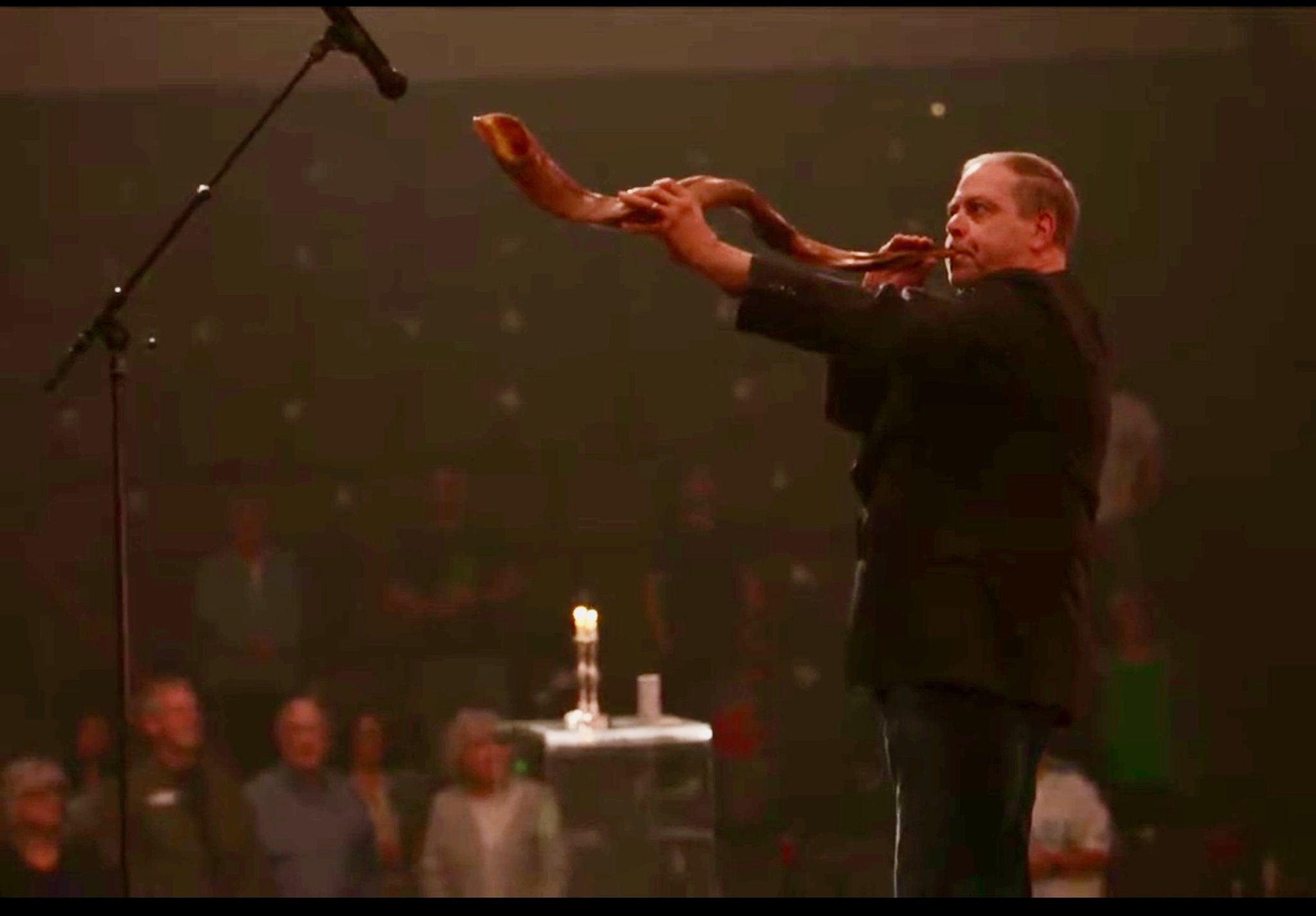 Shofar at Shabbat Service