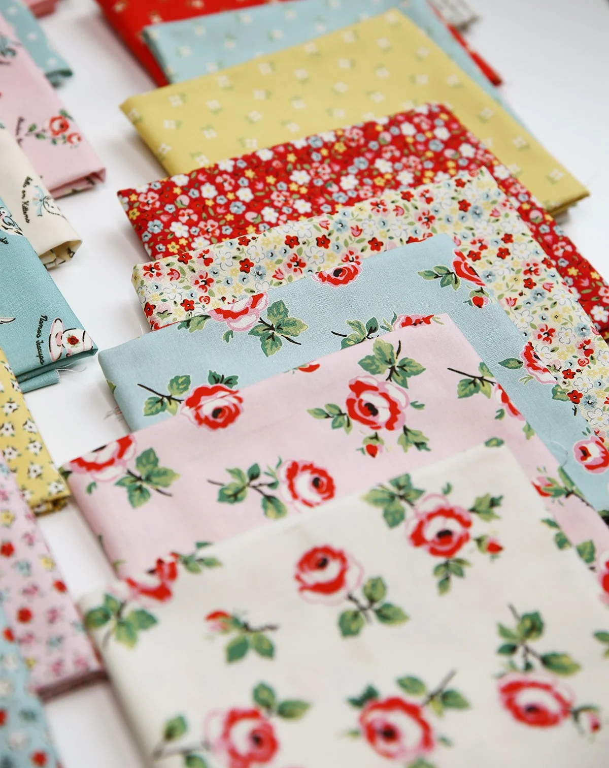  My Favorite Things fabric collection with Poppie Cotton.  