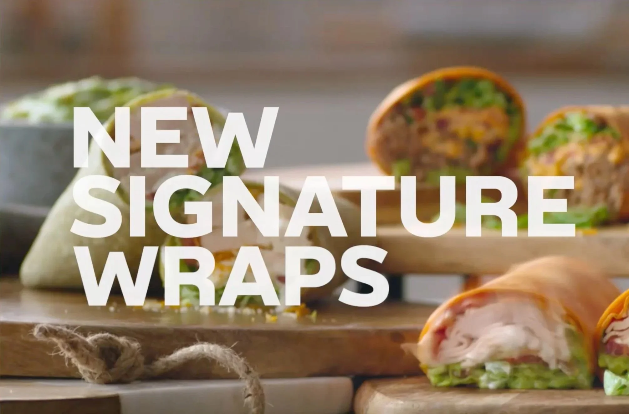Marketing campaign for Subway Canada on grilled wraps
