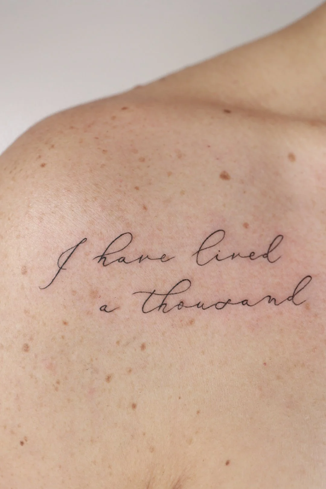 fineline font tattoo