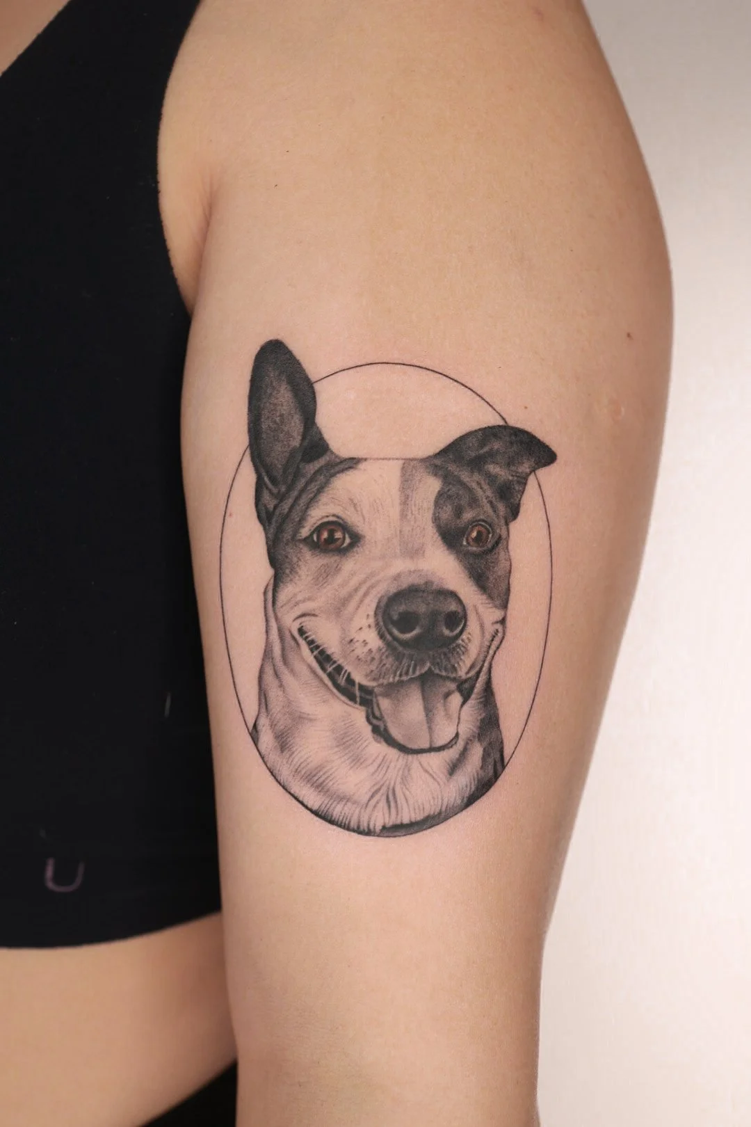dog pet portrait tattoo columbus ohio