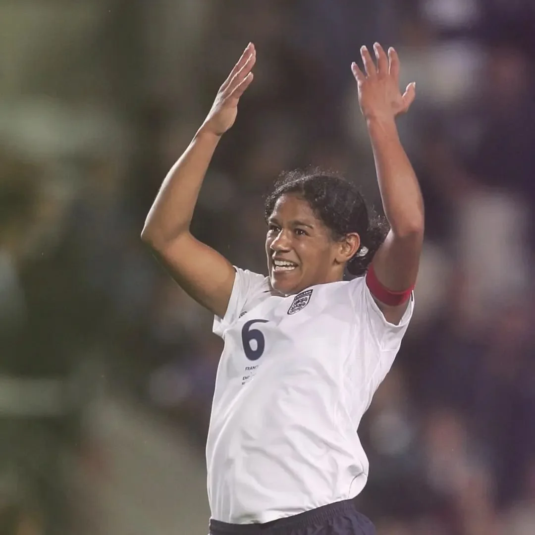 Today, as the England Women's team prepare to play at Wembley Stadium, we wanted to look back at Mary Phillip's international playing career highlights ✨️

Mary's journey is one of resilience, leadership, and commitment. From breaking barriers as the